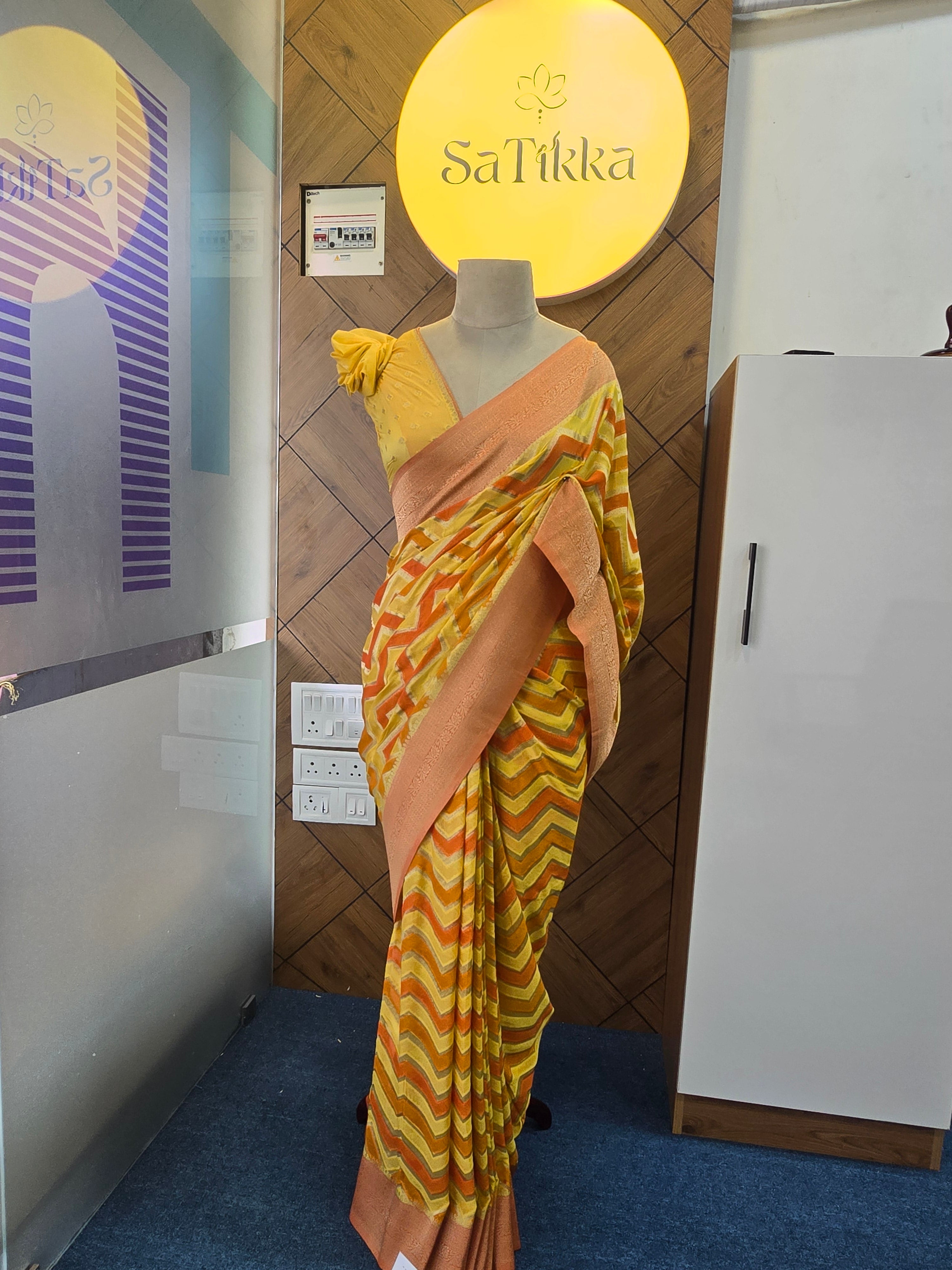 GEORGETTE BANARASI SAREE