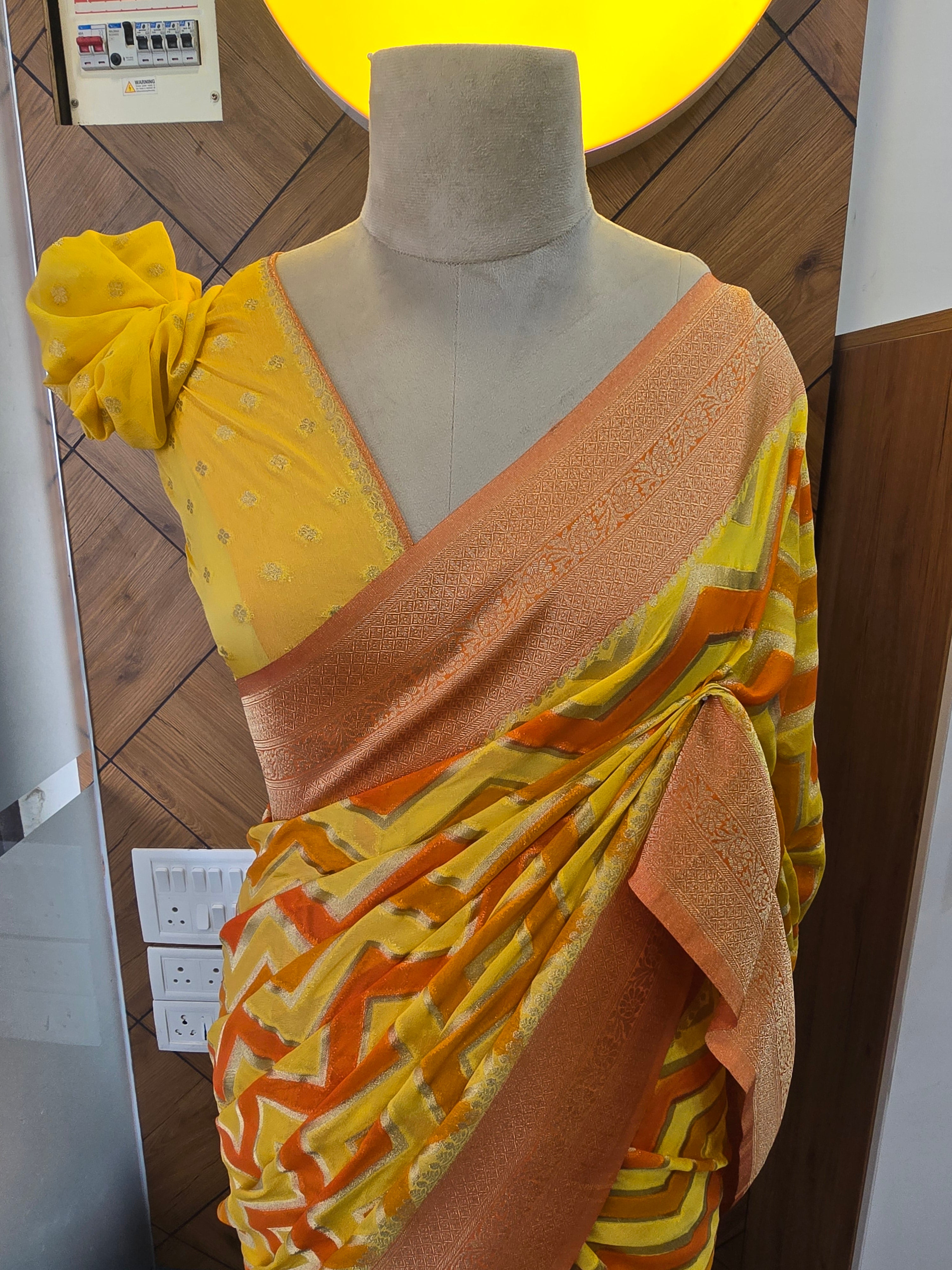 GEORGETTE BANARASI SAREE