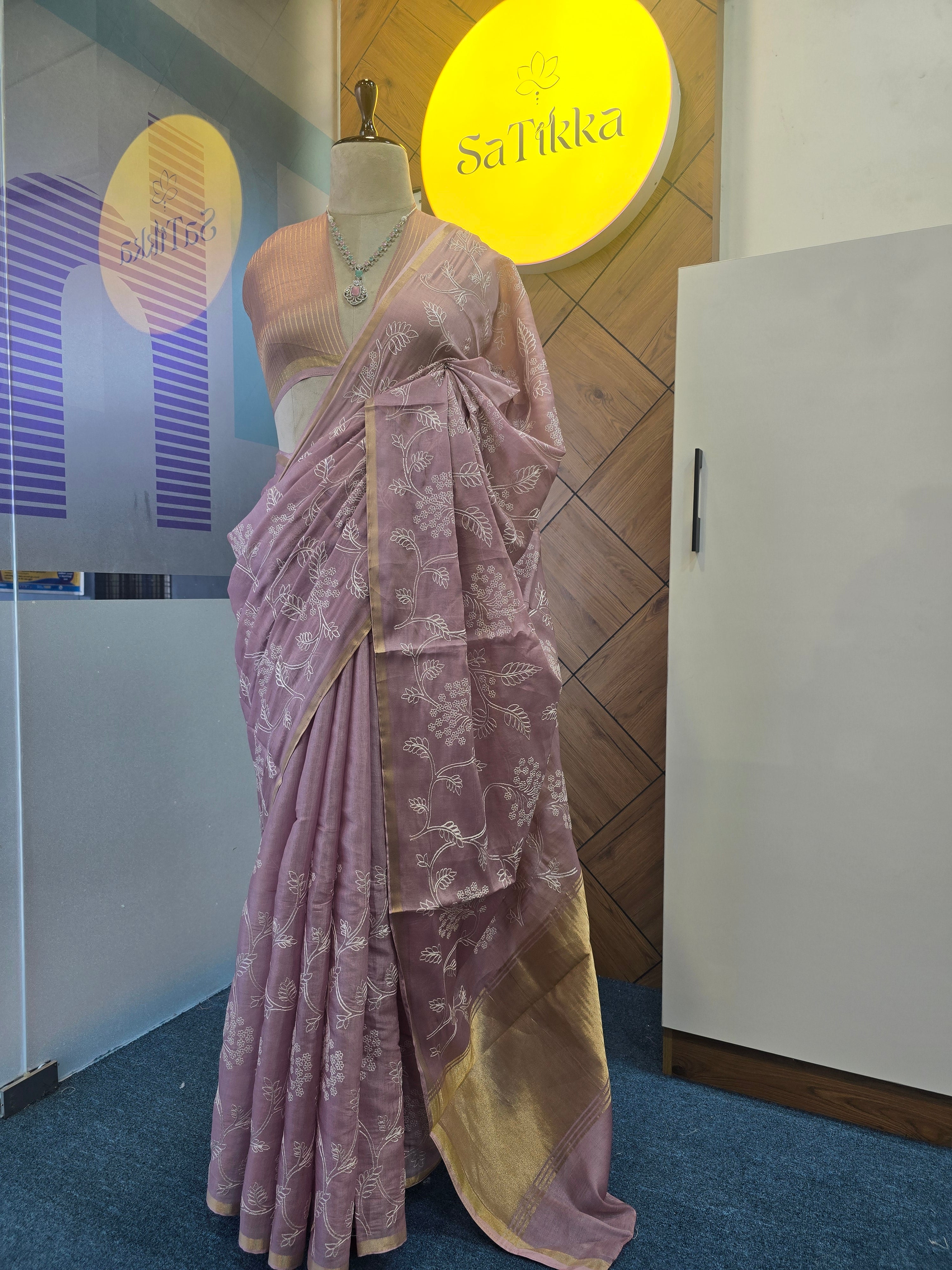 MULL-CHANDERI SAREE