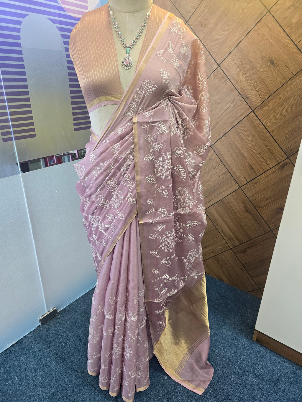 MULL-CHANDERI SAREE