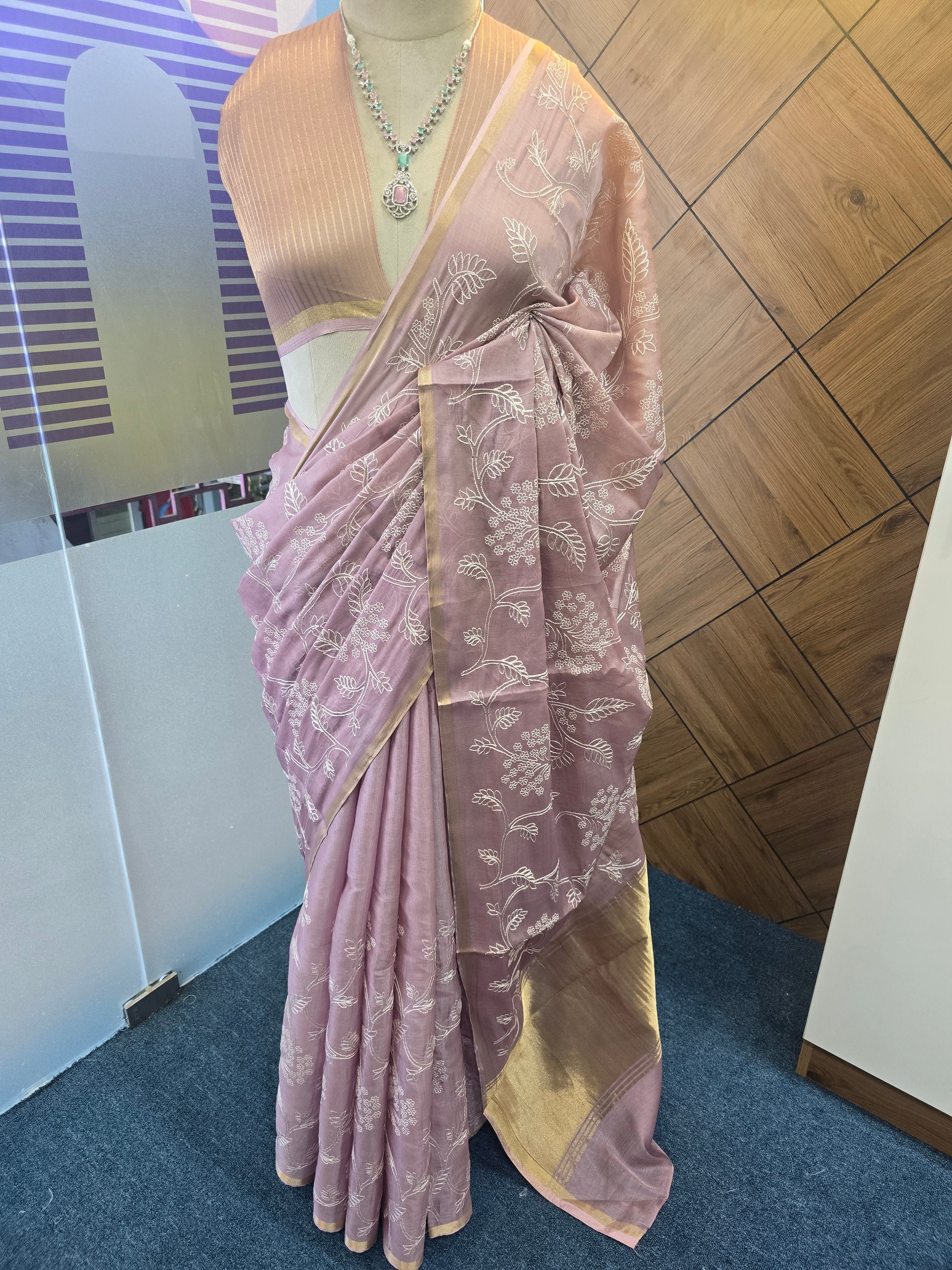 MULL-CHANDERI SAREE