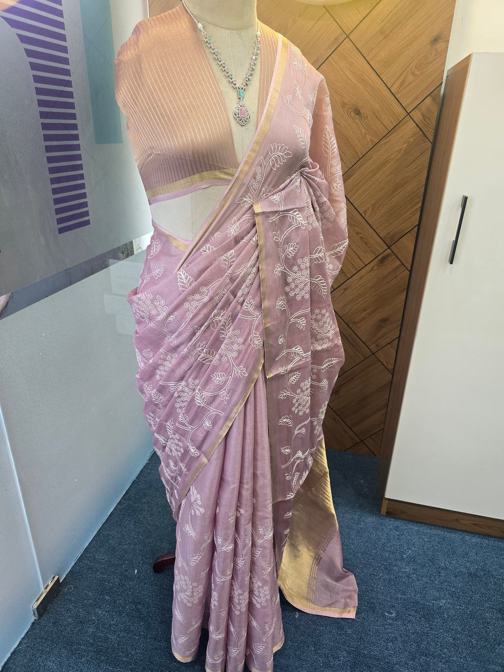 MULL-CHANDERI SAREE
