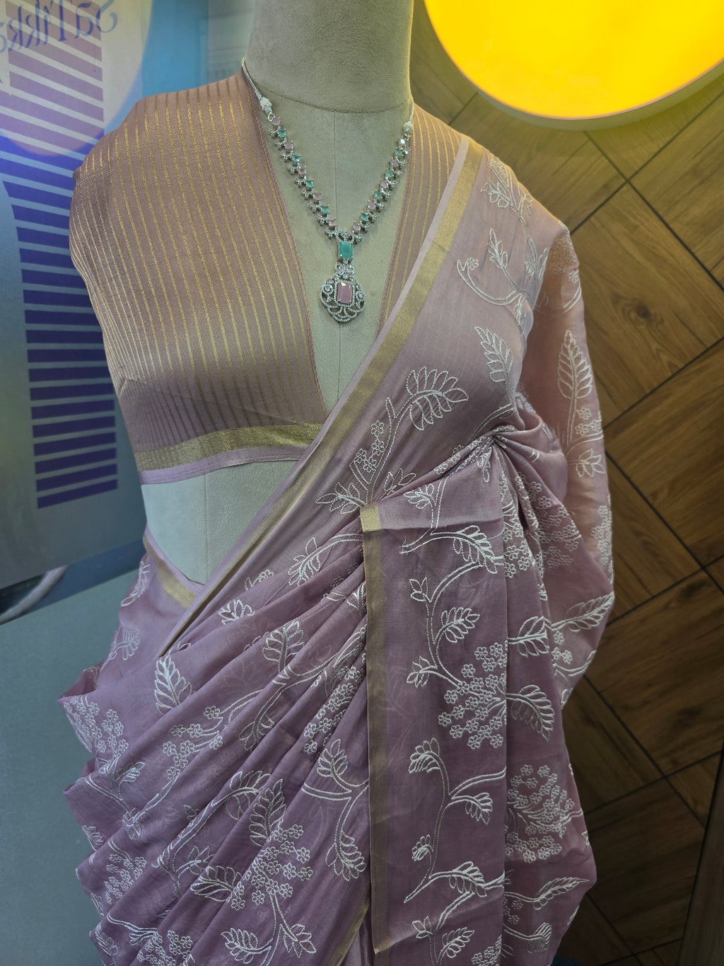 MULL-CHANDERI SAREE