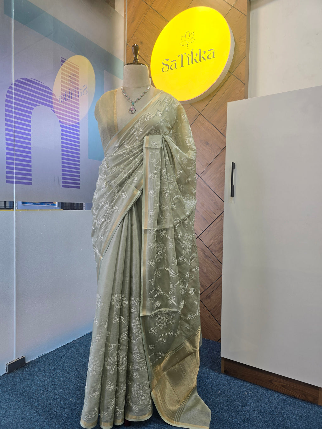 MULL-CHANDERI SAREE