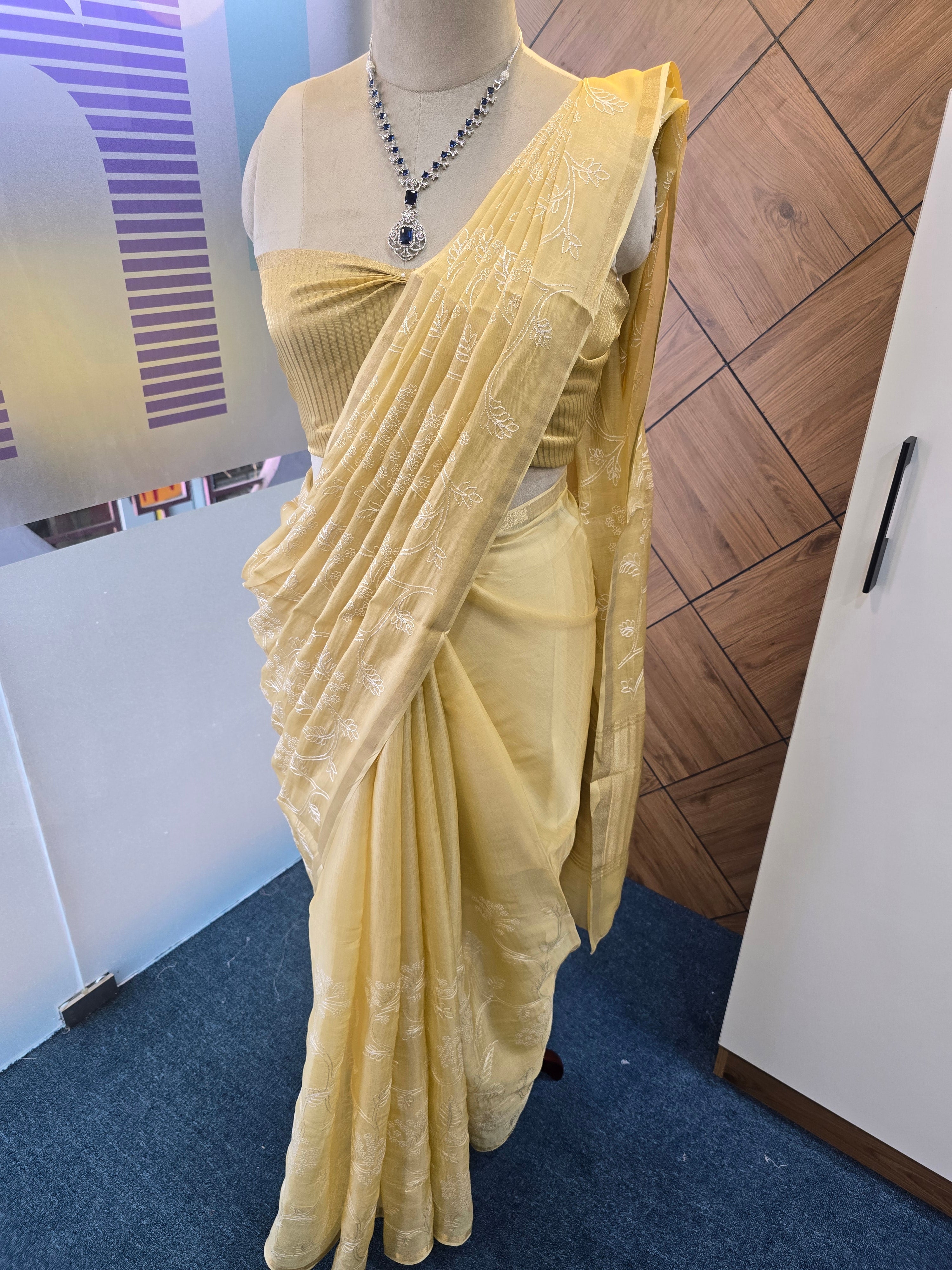 MULL-CHANDERI SAREE