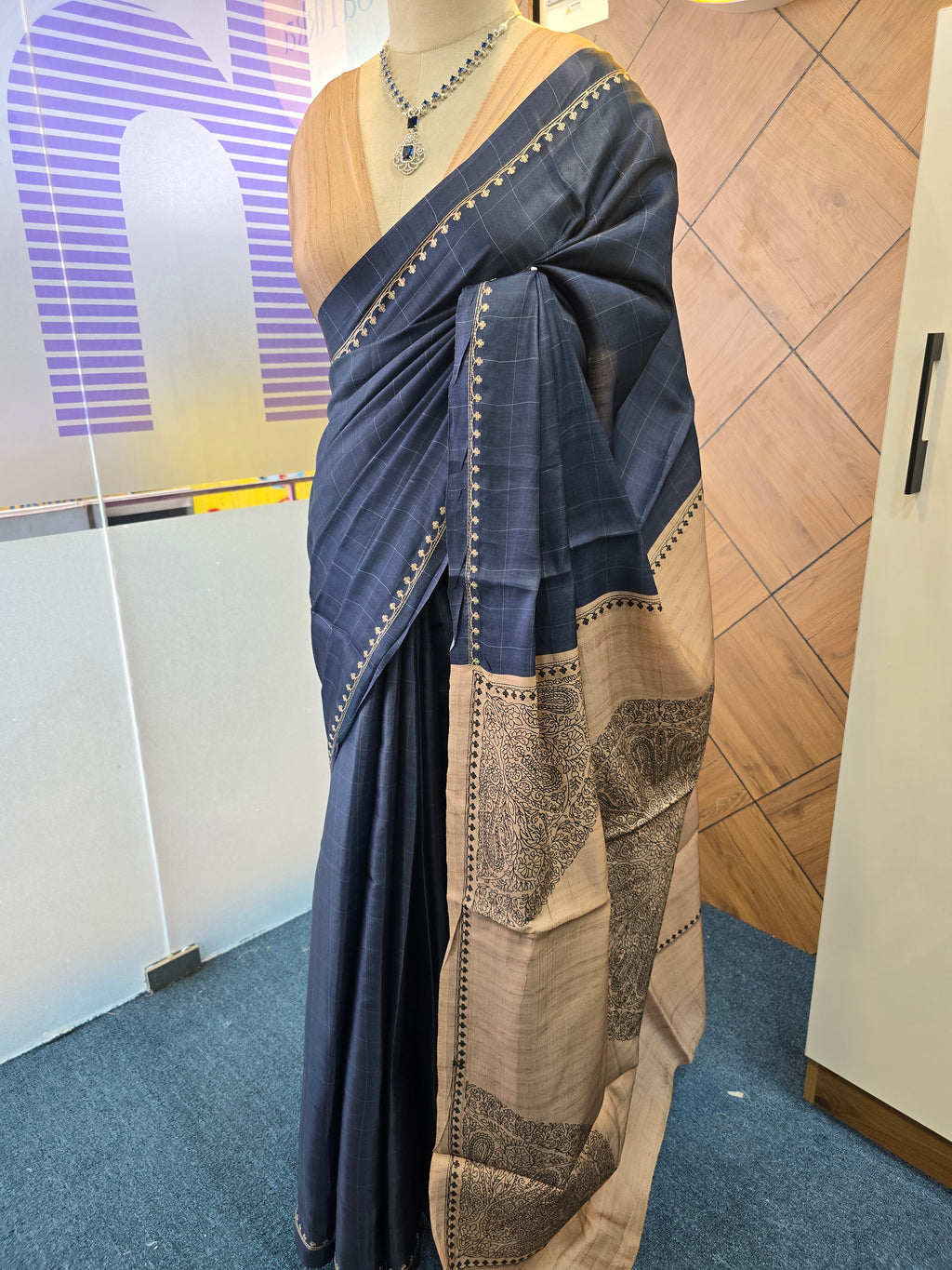 BLENDED TUSSAR SAREE