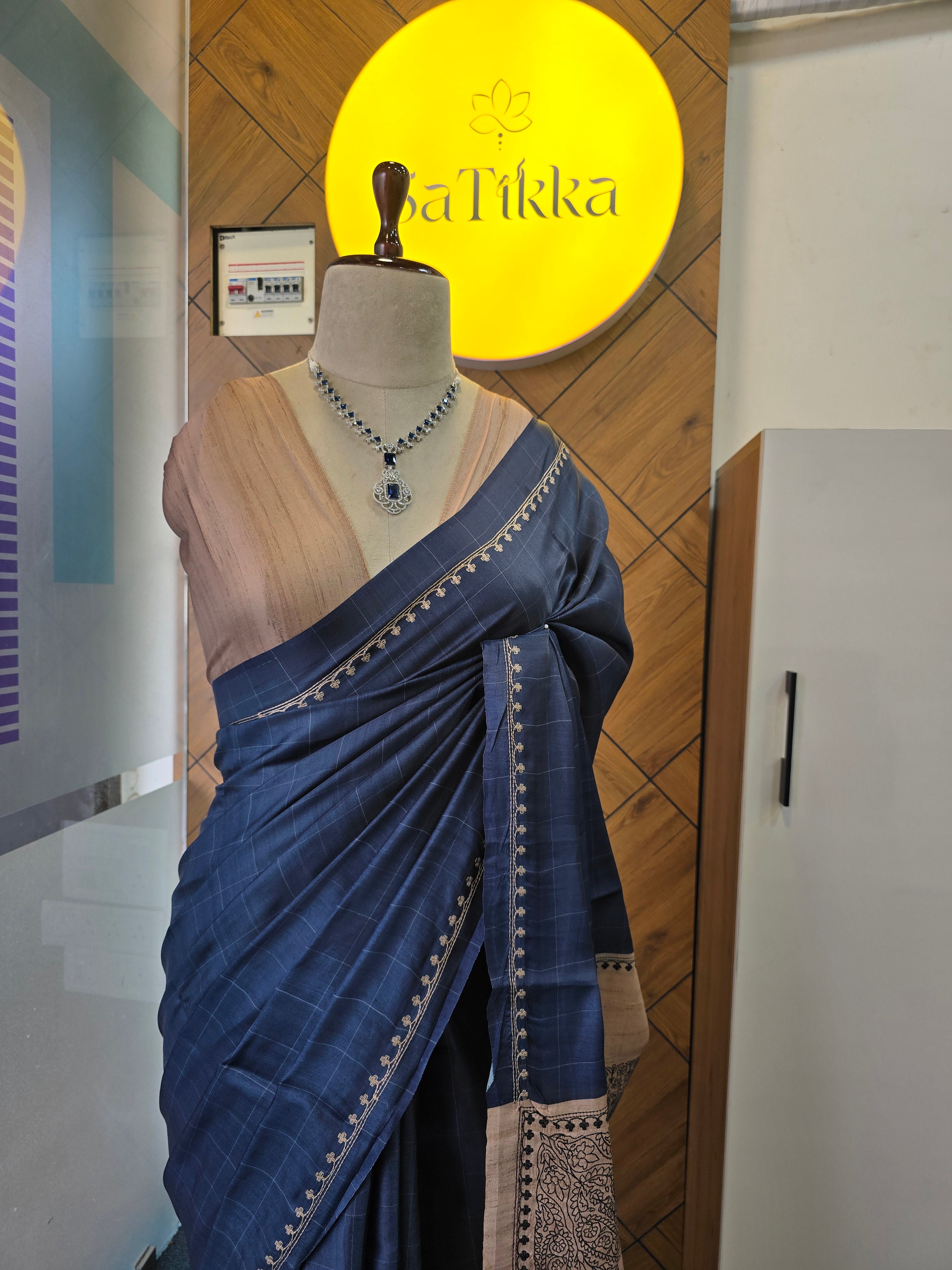 BLENDED TUSSAR SAREE