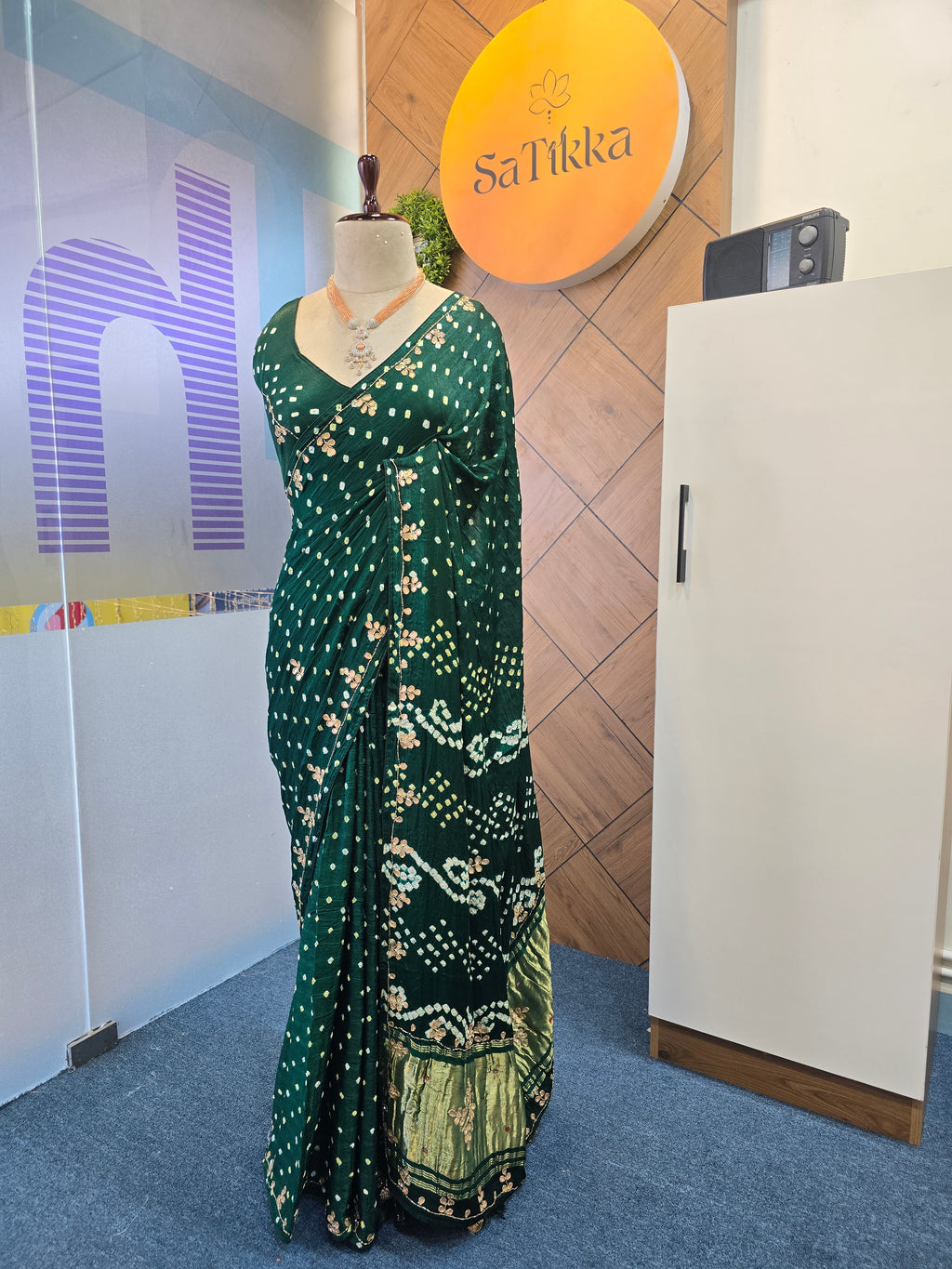 BANDHNI MODAL SILK SAREE