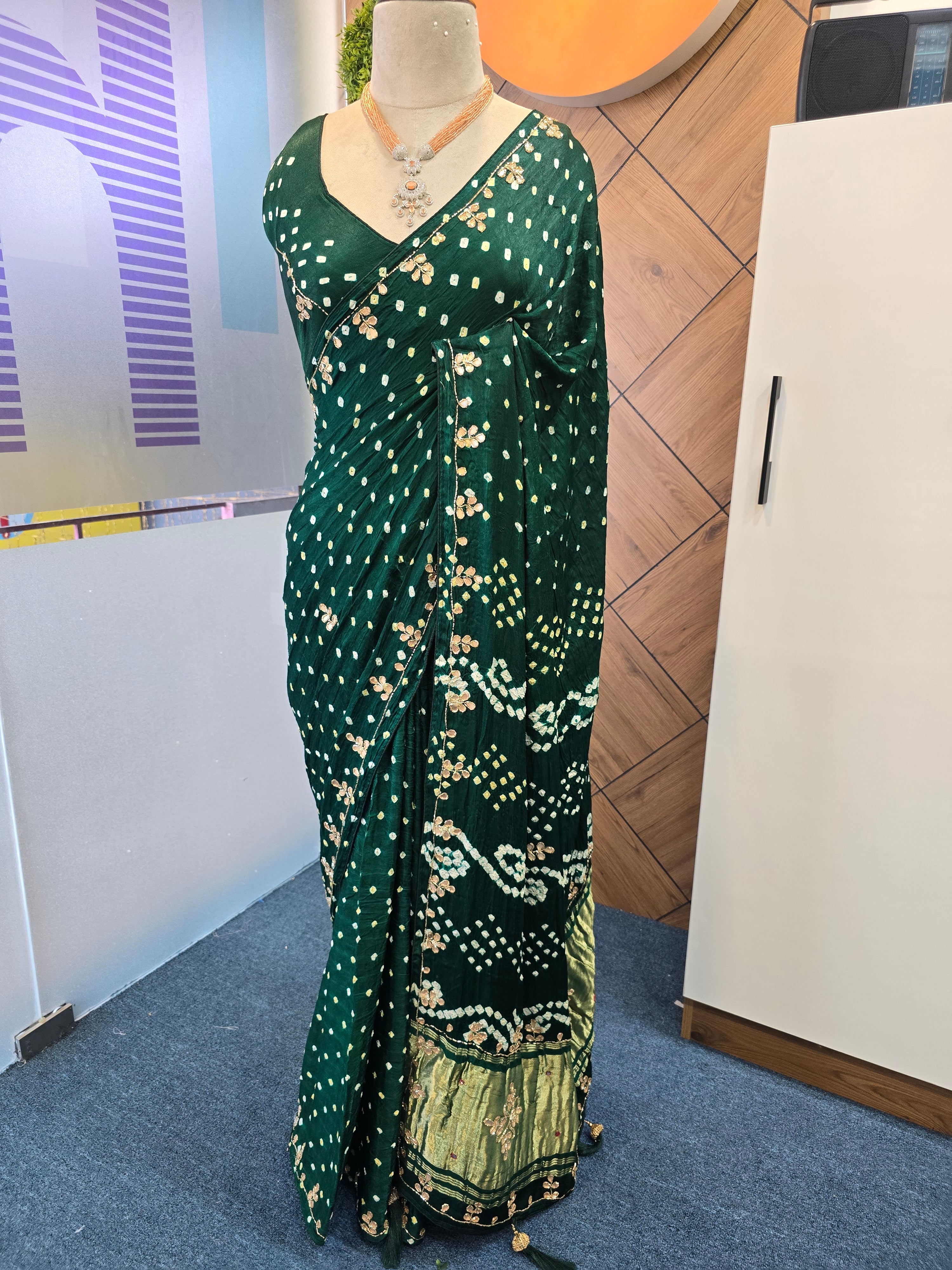 BANDHNI MODAL SILK SAREE