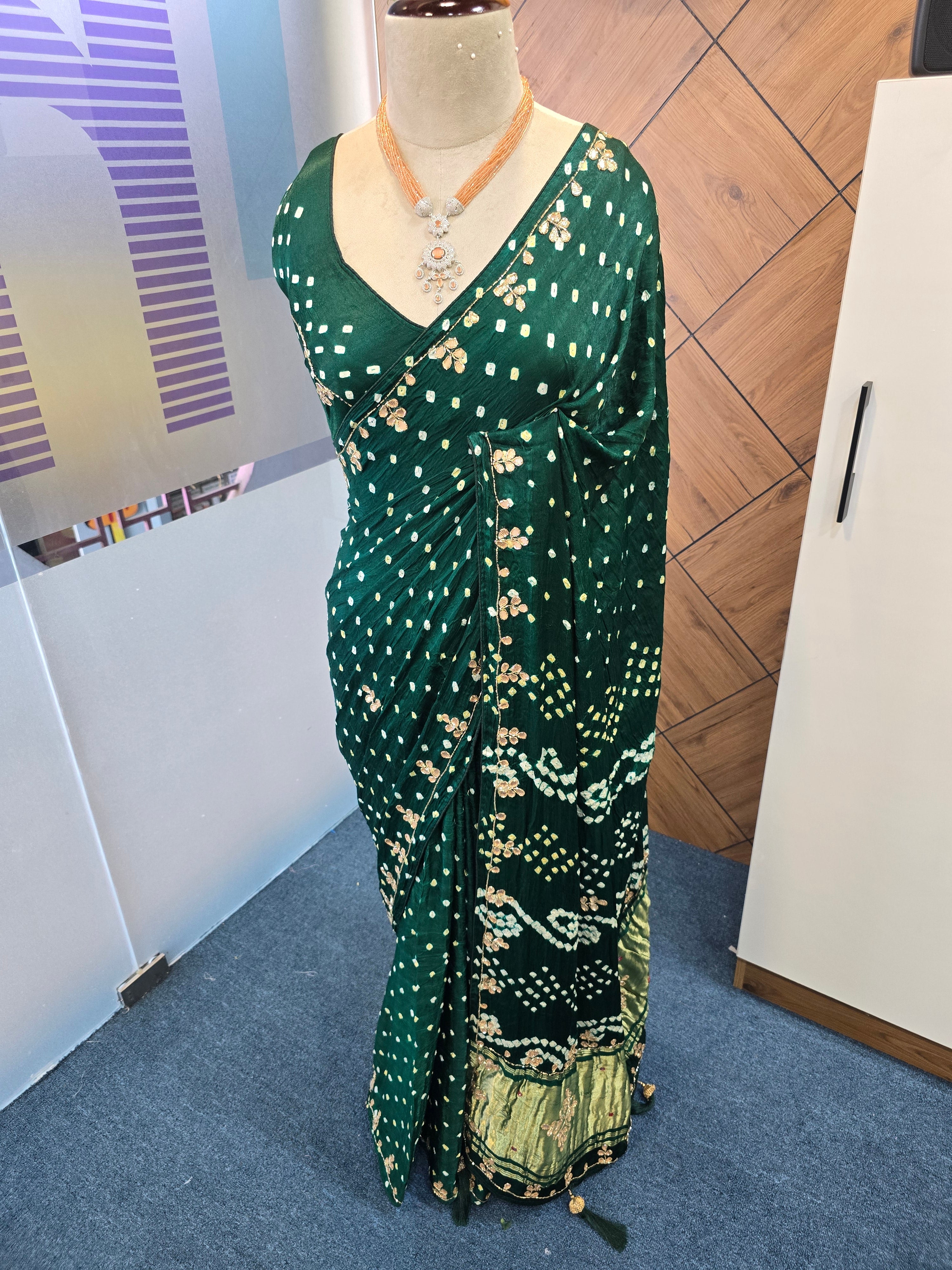 BANDHNI MODAL SILK SAREE