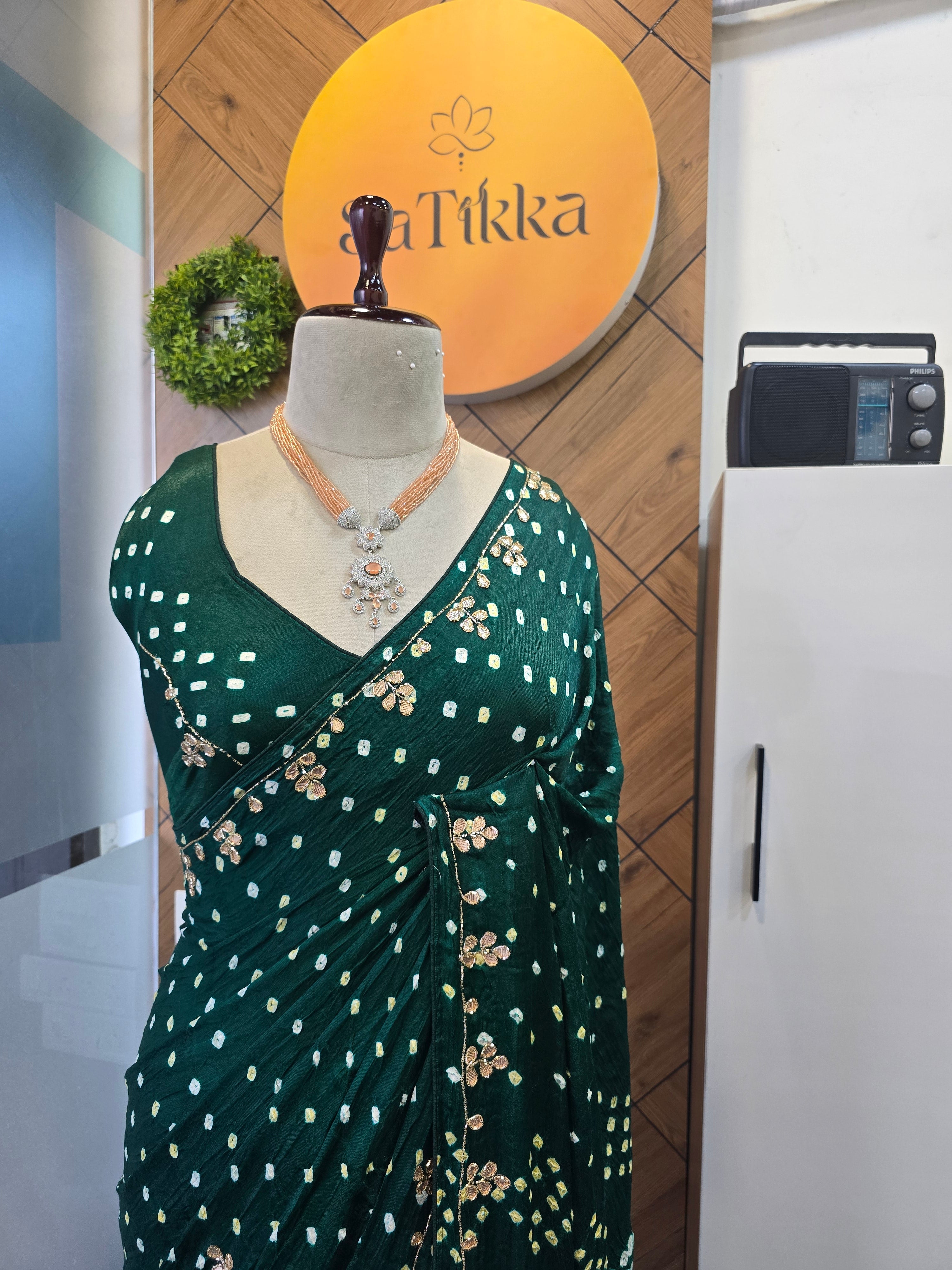 BANDHNI MODAL SILK SAREE