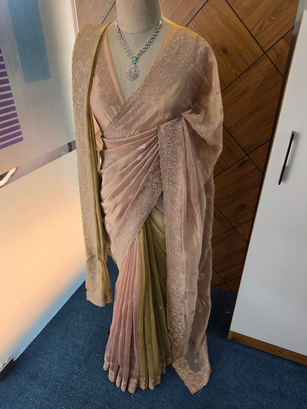 TISSUE ORGANZA SAREE