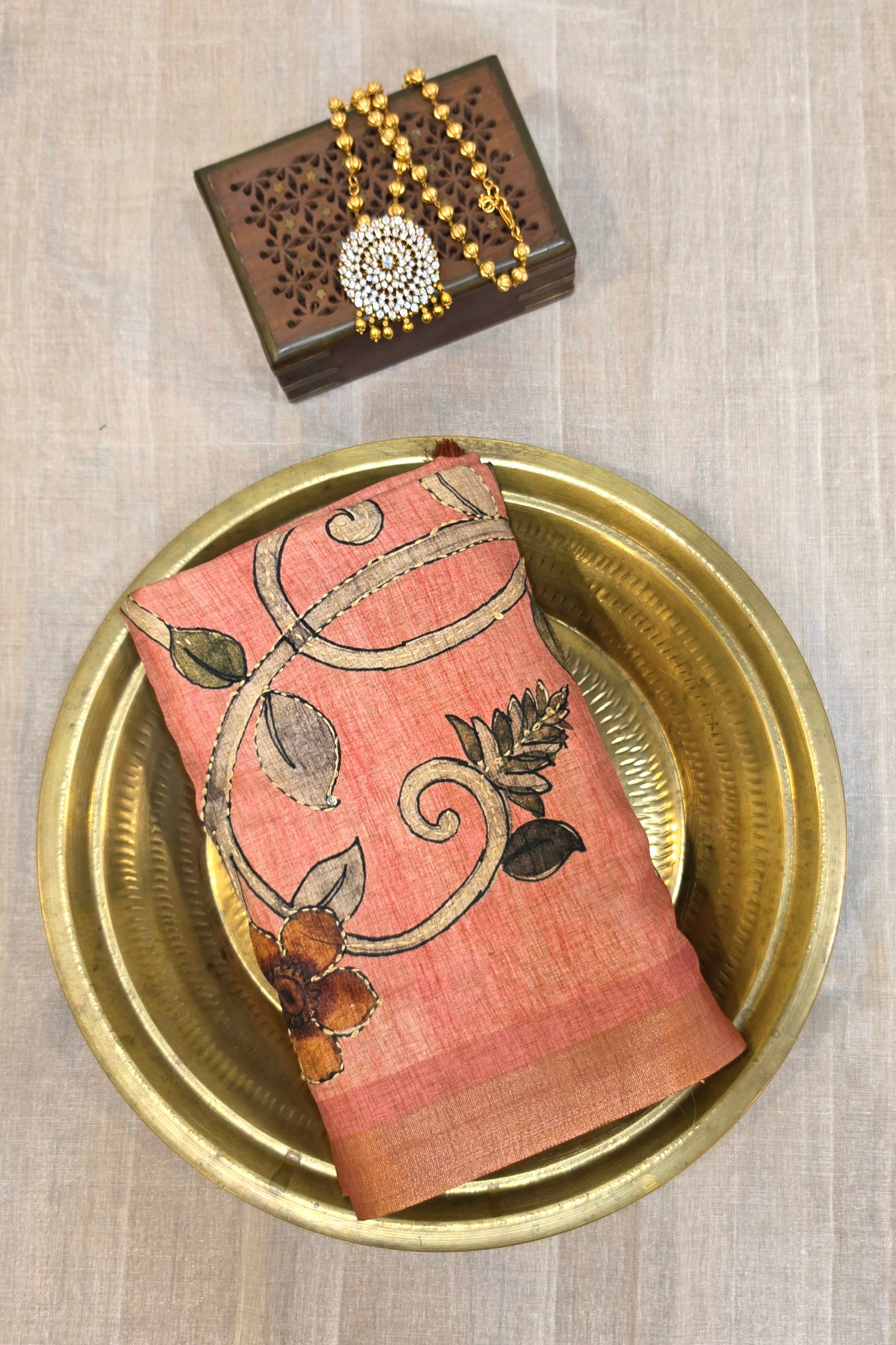 BLENDED TUSSAR SAREE