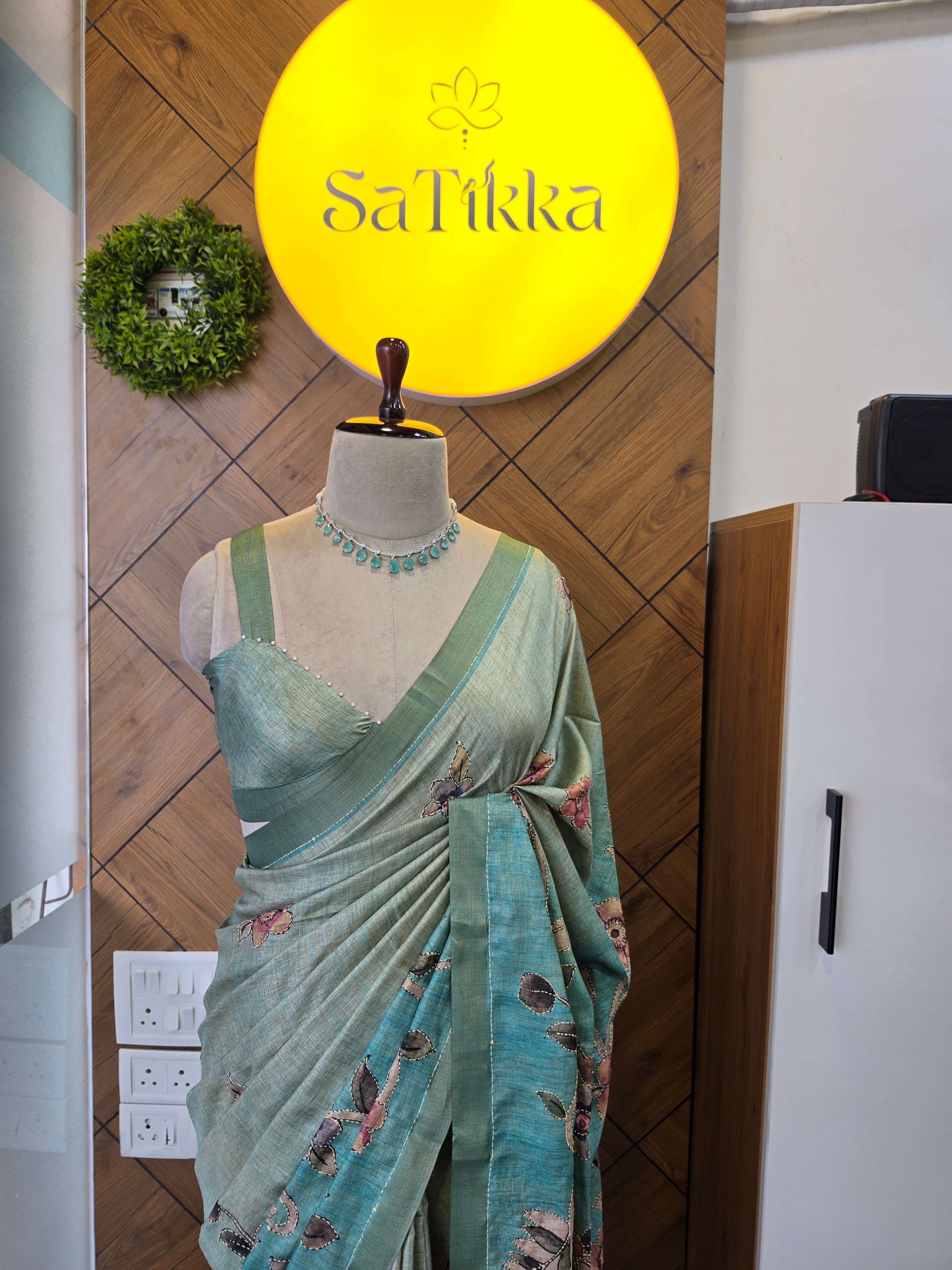 BLENDED TUSSAR SAREE
