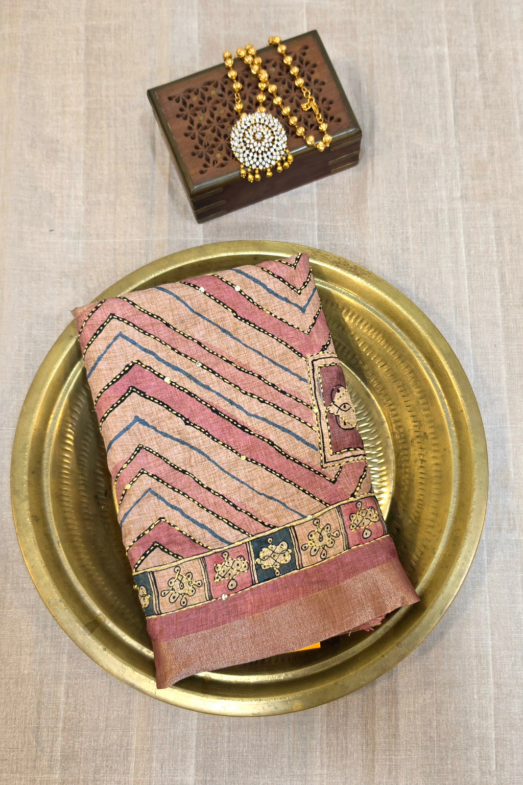 BLENDED TUSSAR SAREE