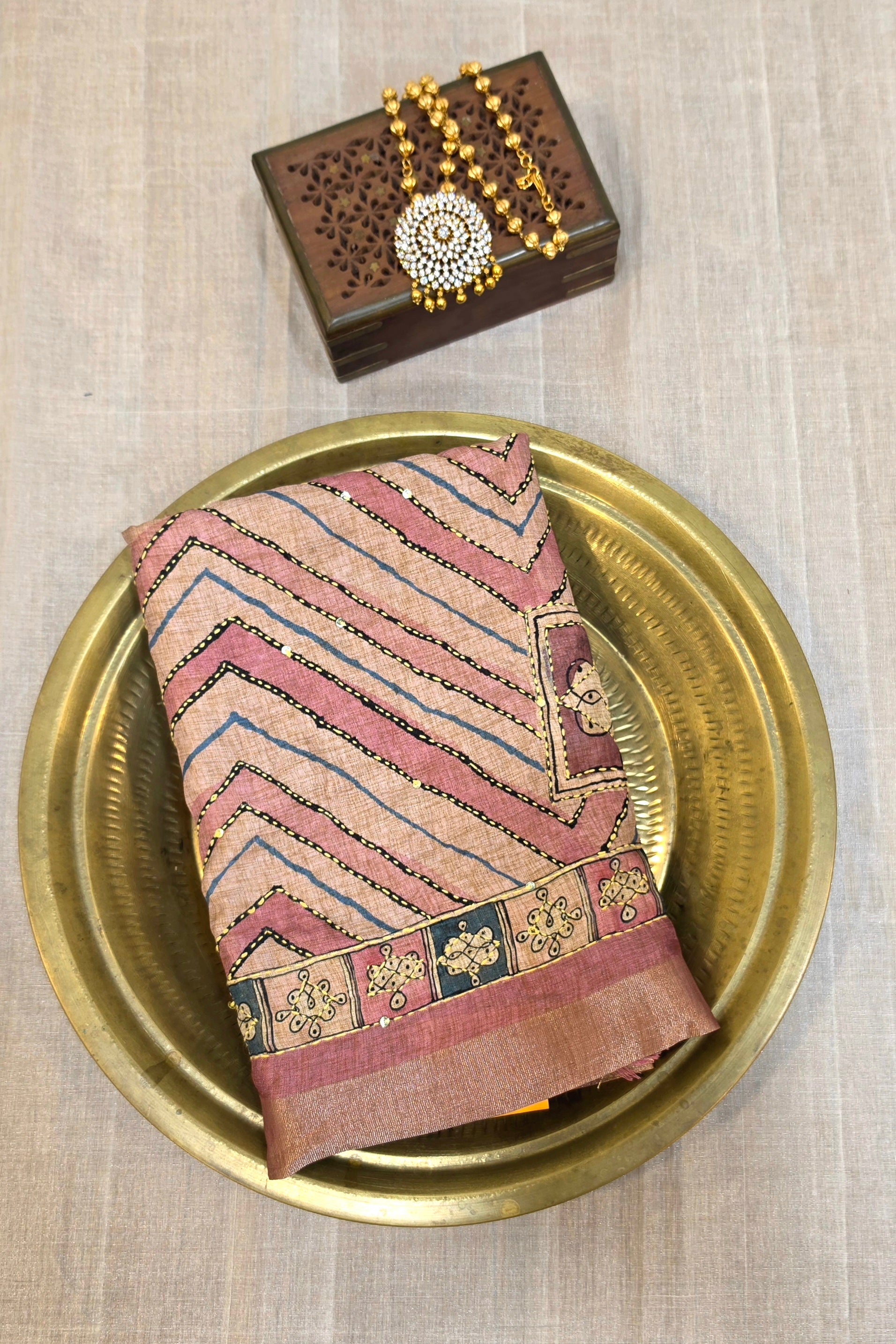BLENDED TUSSAR SAREE