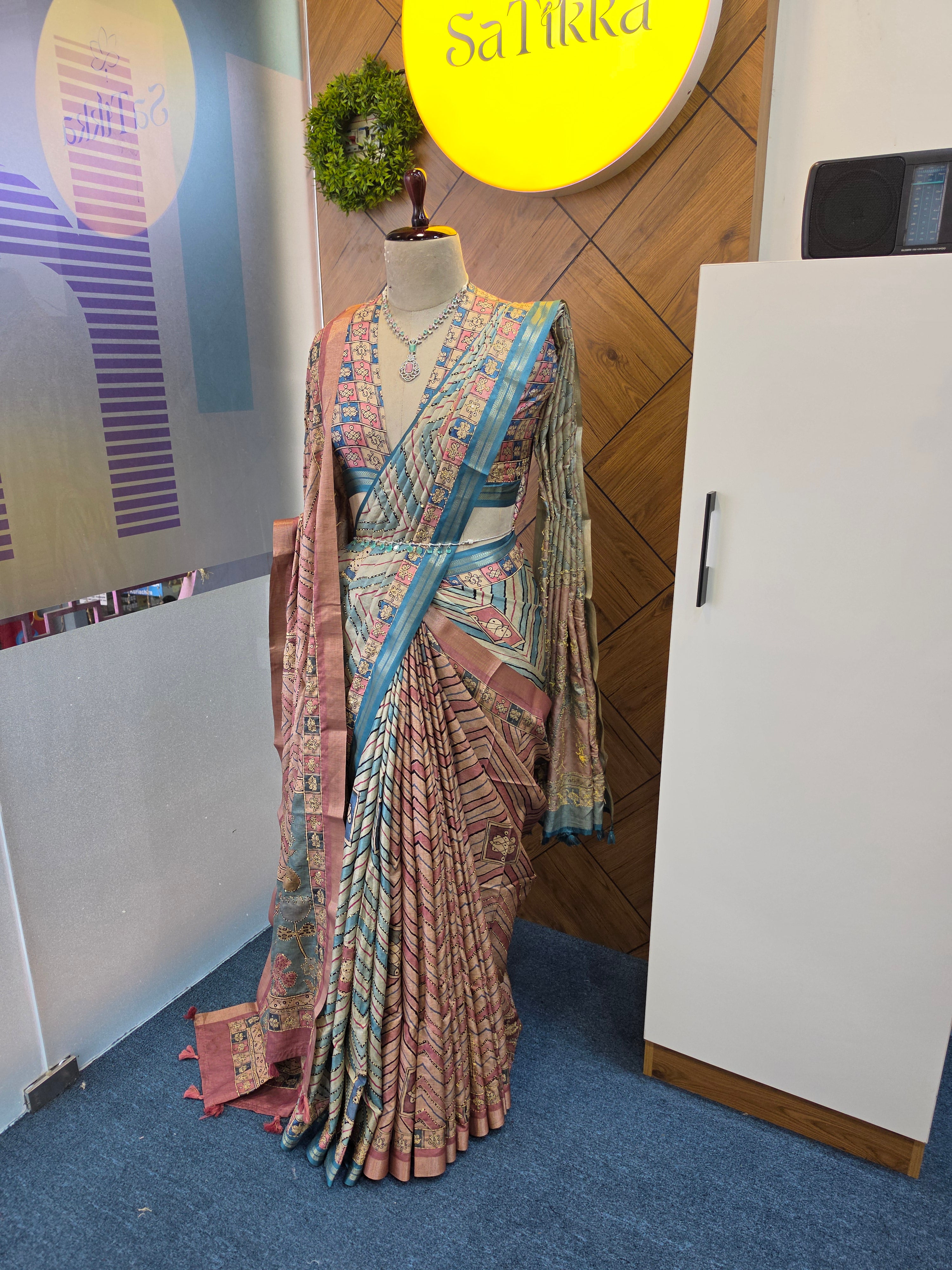 BLENDED TUSSAR SAREE