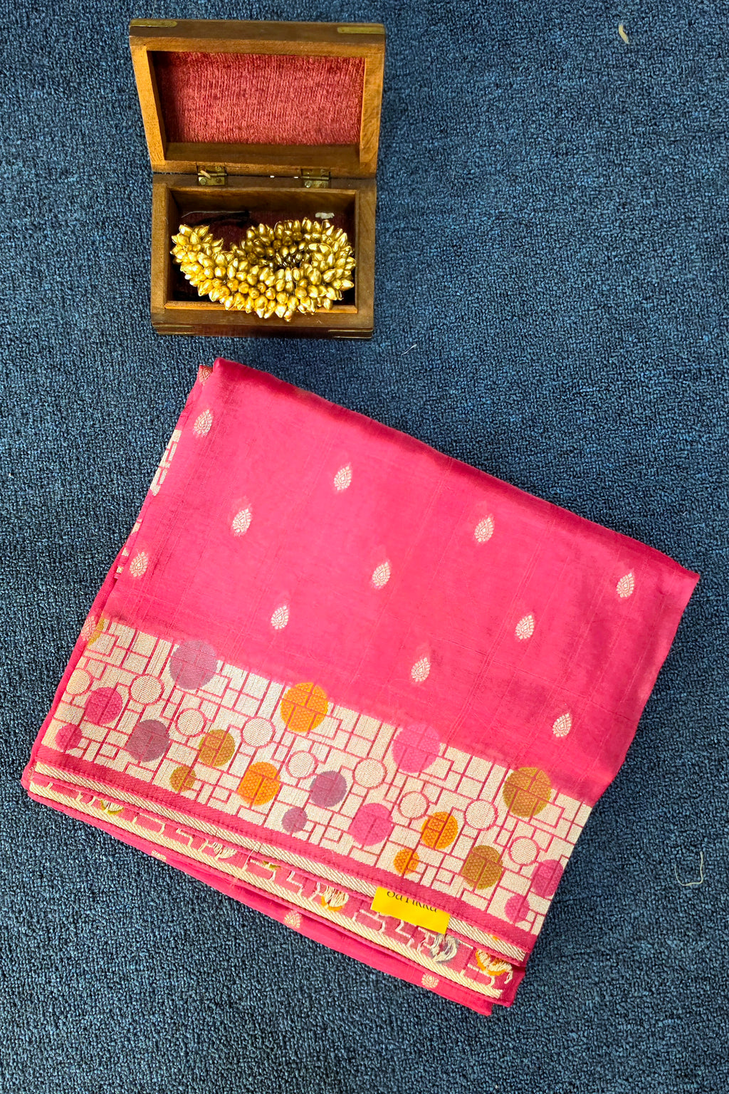 BLENDED TUSSER SILK SAREE
