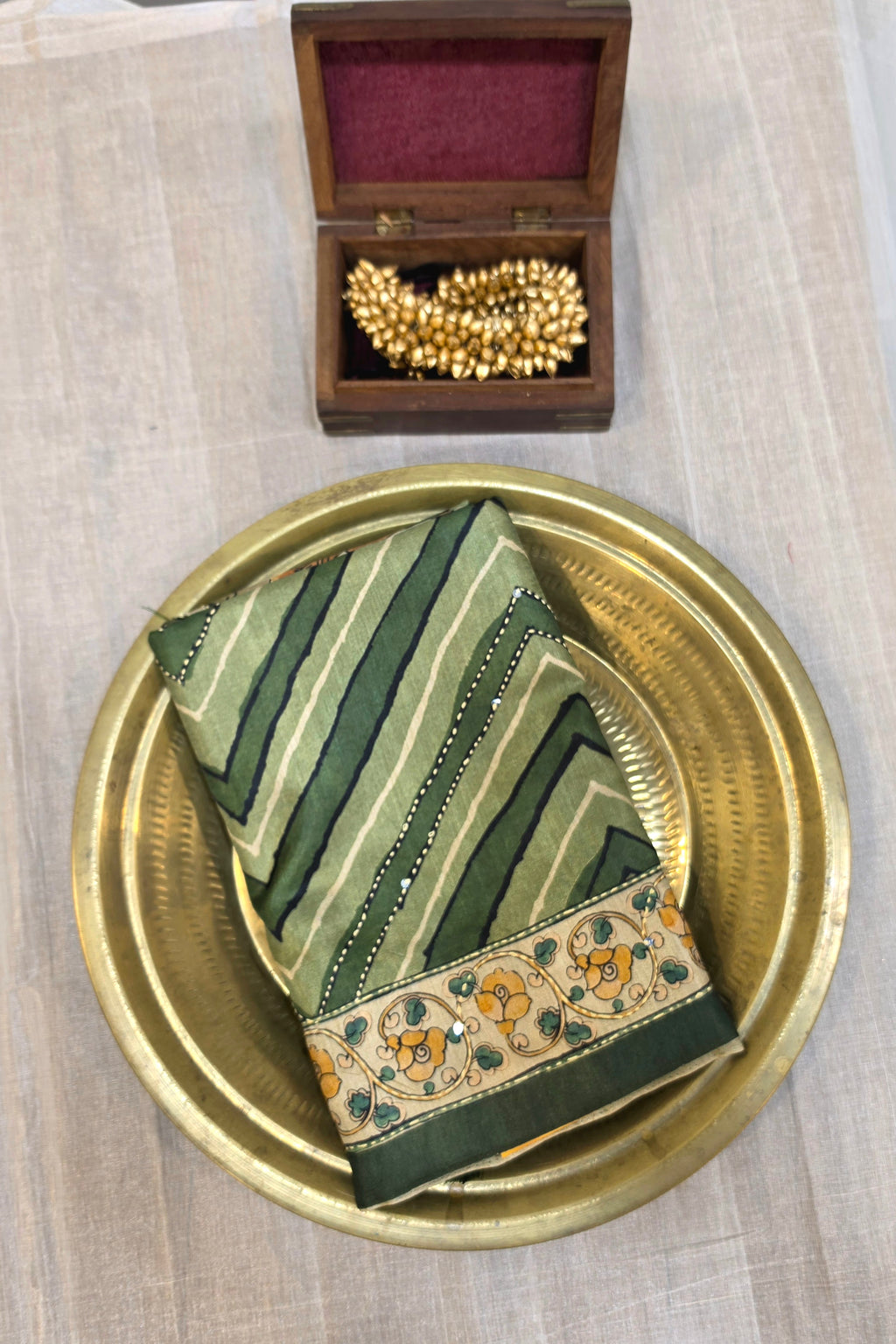BLENDED TUSSAR SILK SAREE