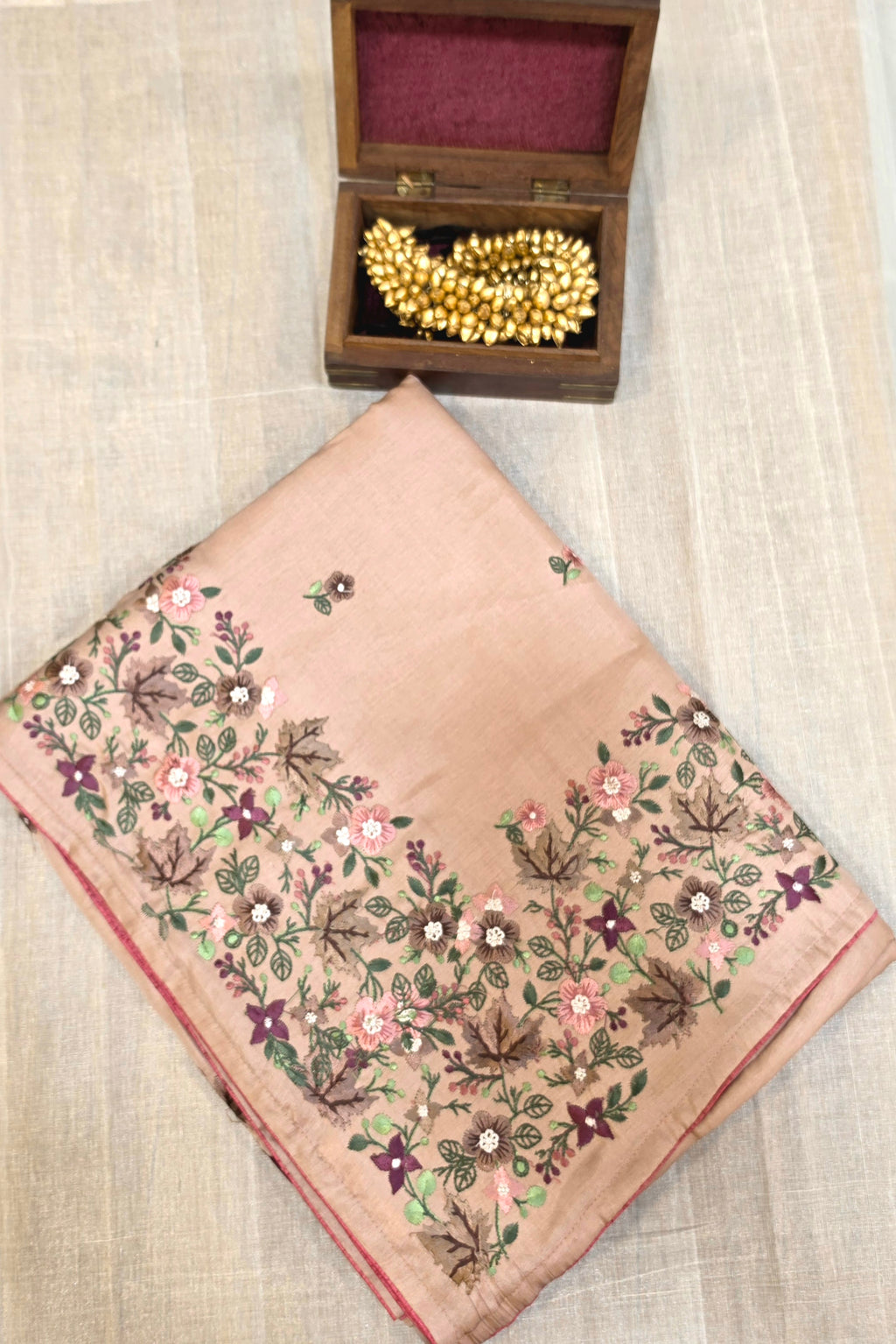 BLENDED TUSSAR SAREE