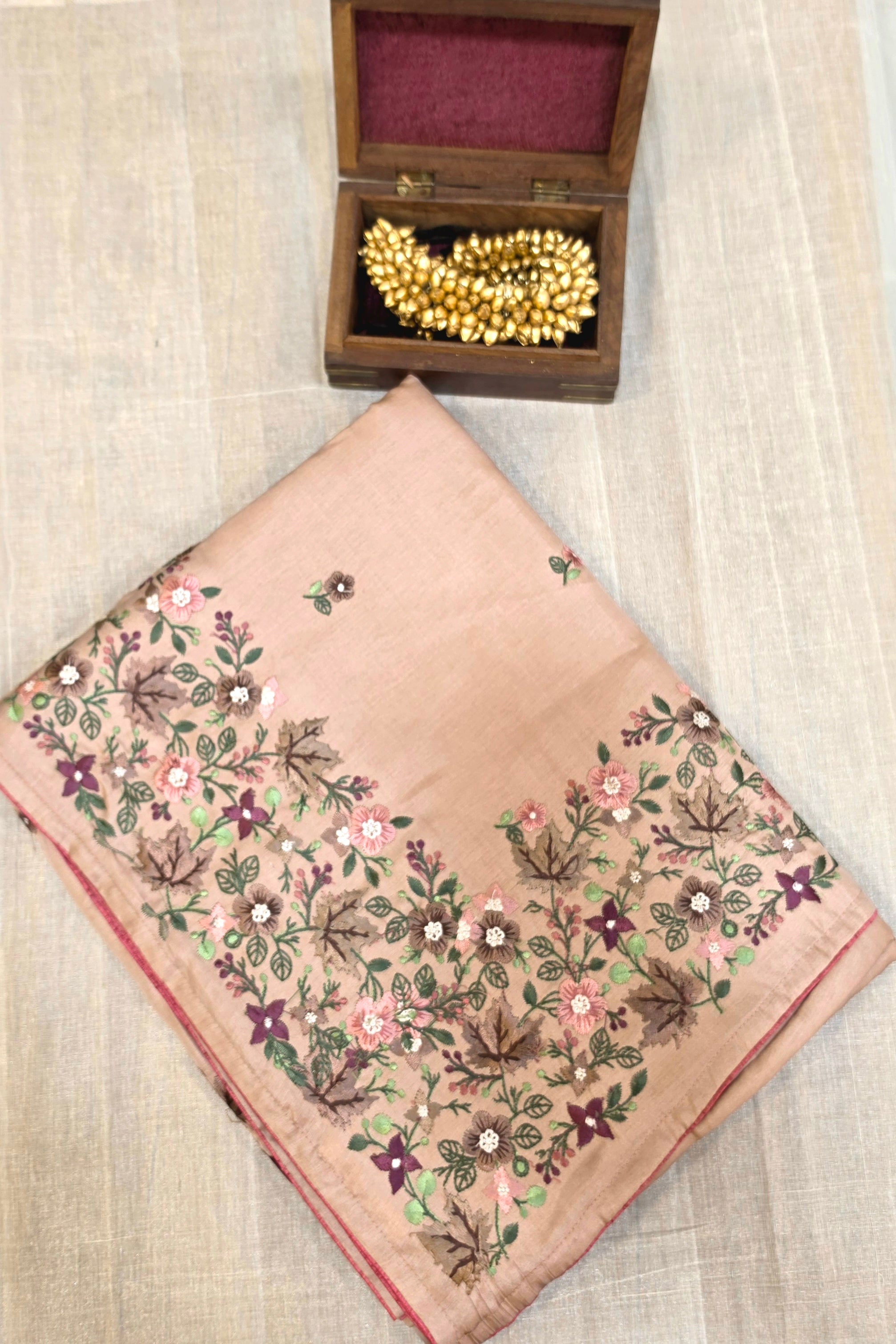 BLENDED TUSSAR SAREE