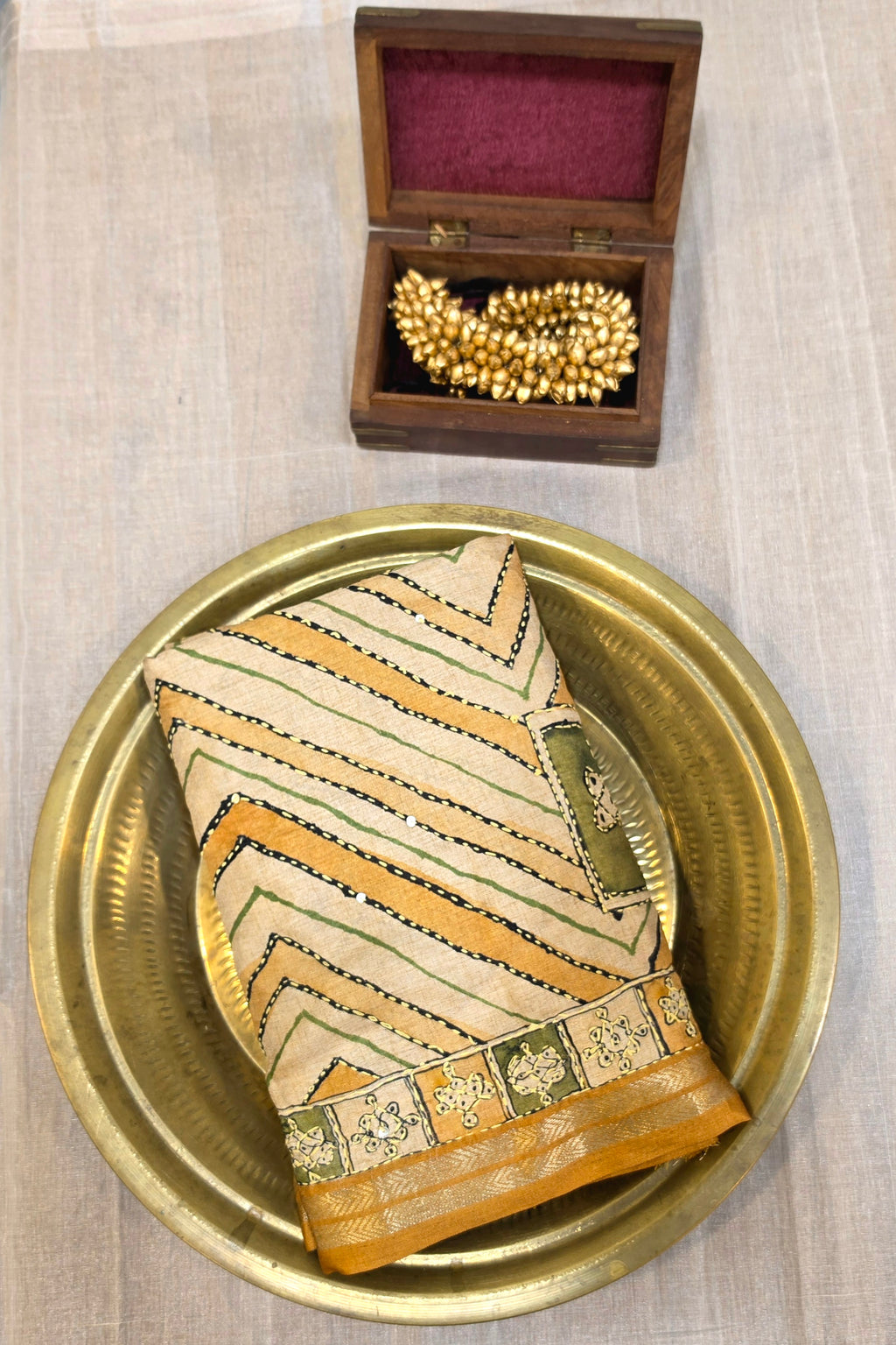 BLENDED TUSSAR SAREE
