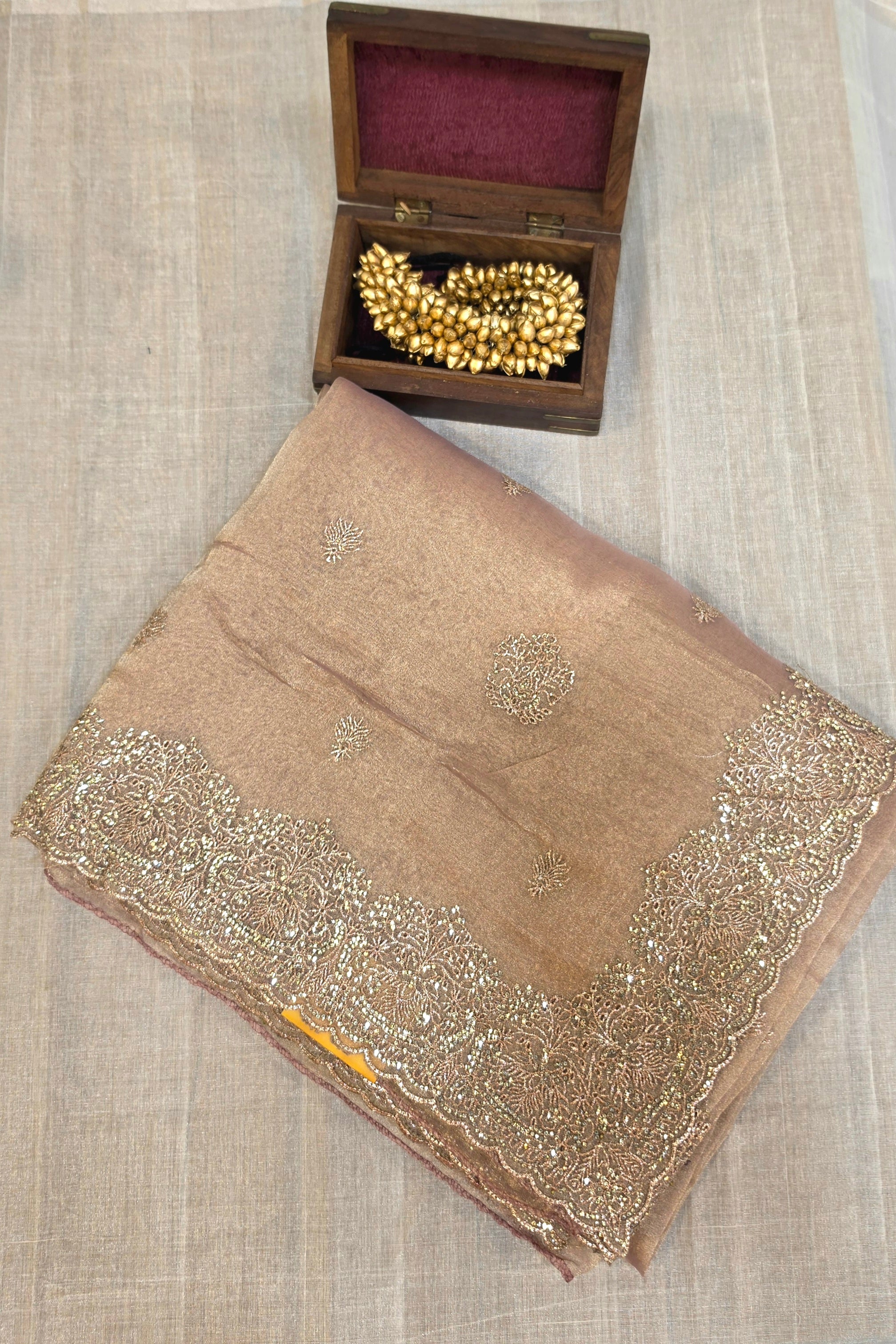 TISSUE ORGANZA SAREE