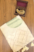 BOARDERLESS BLENDED SILK SAREE
