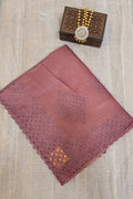 CRUSHED ORGANZA SAREE