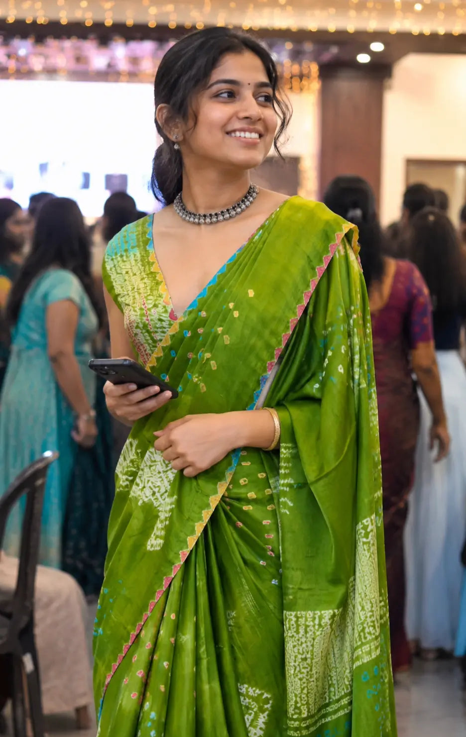 PURE MODAL SATINE SILK SAREE