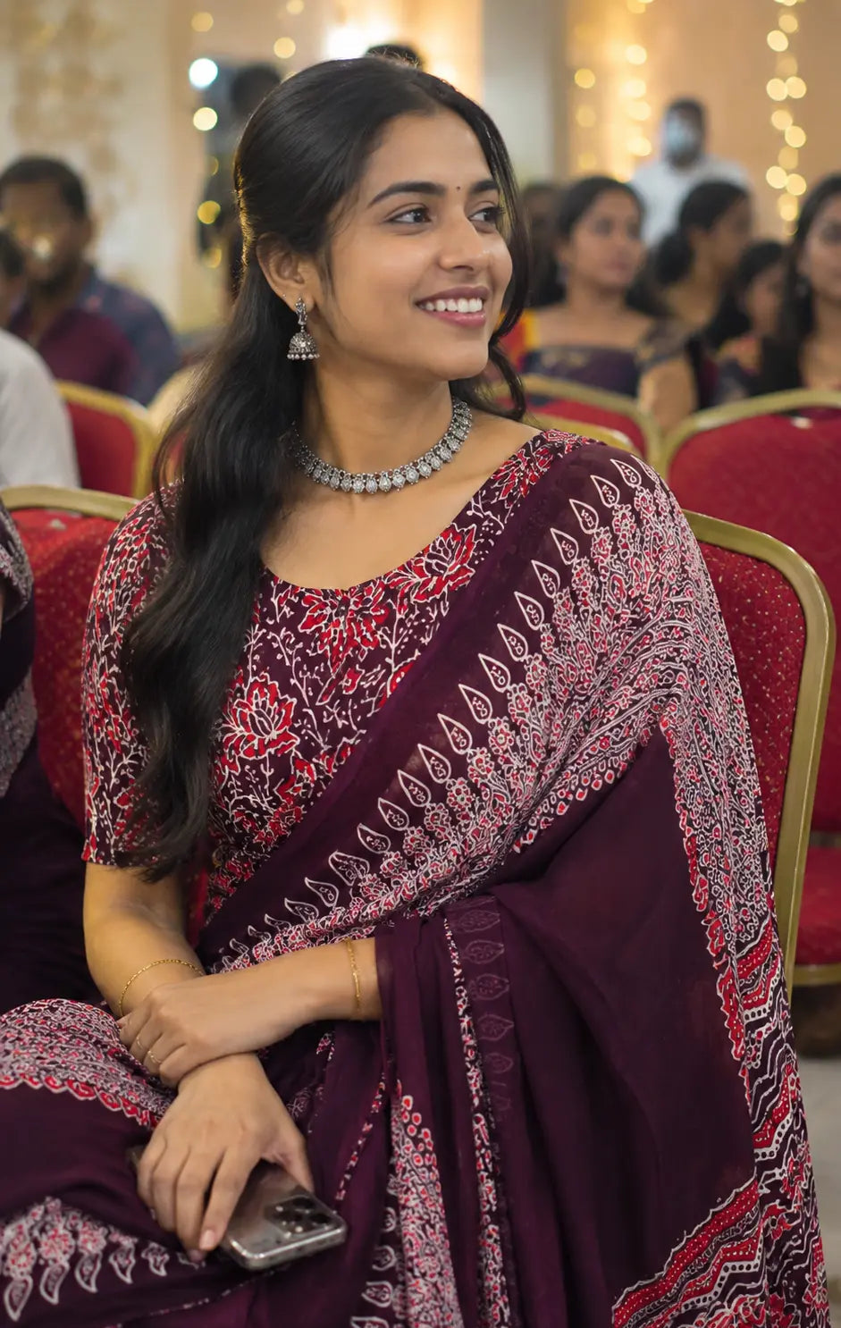 Modal  Ajrakh Saree