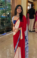 PURE MODAL SATINE SILK SAREE