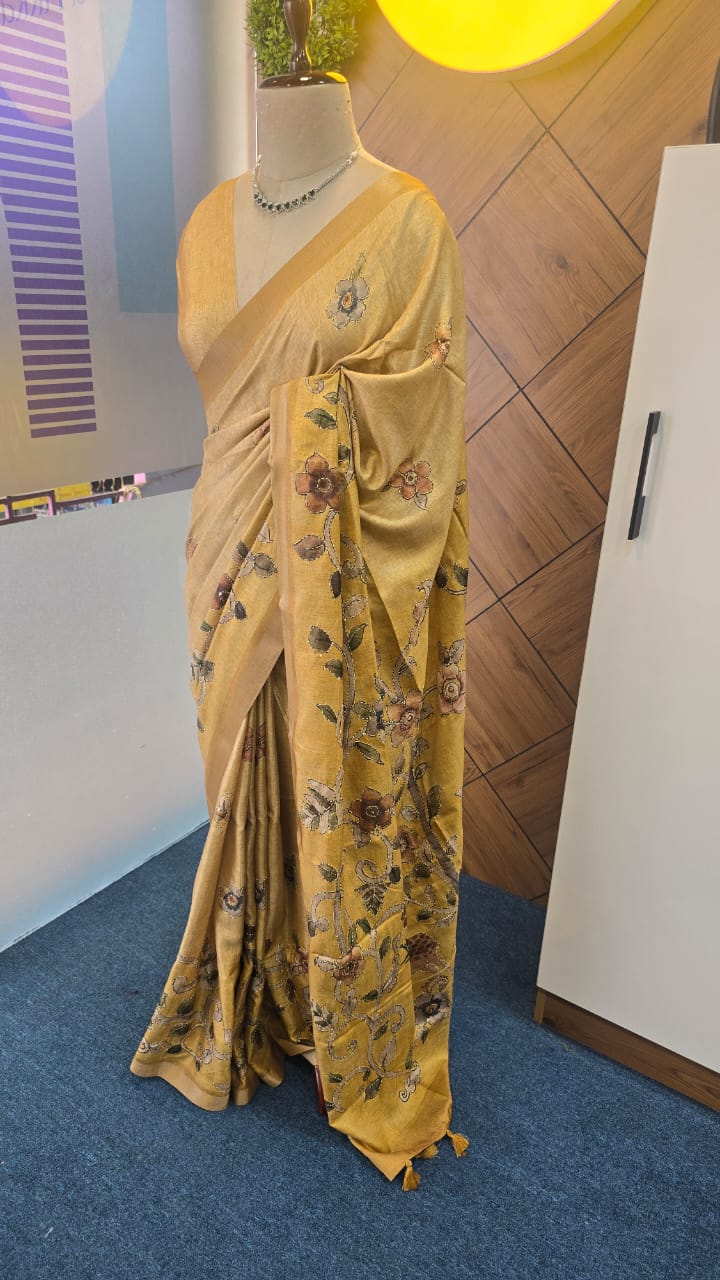 BLENDED TUSSAR  SAREE