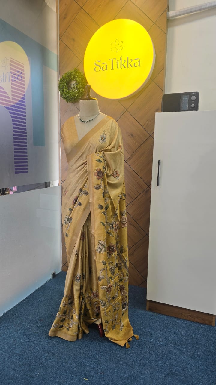 BLENDED TUSSAR  SAREE