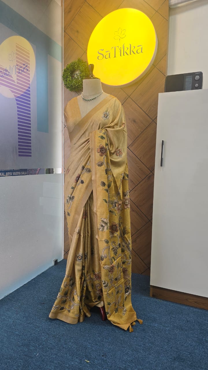 BLENDED TUSSAR  SAREE