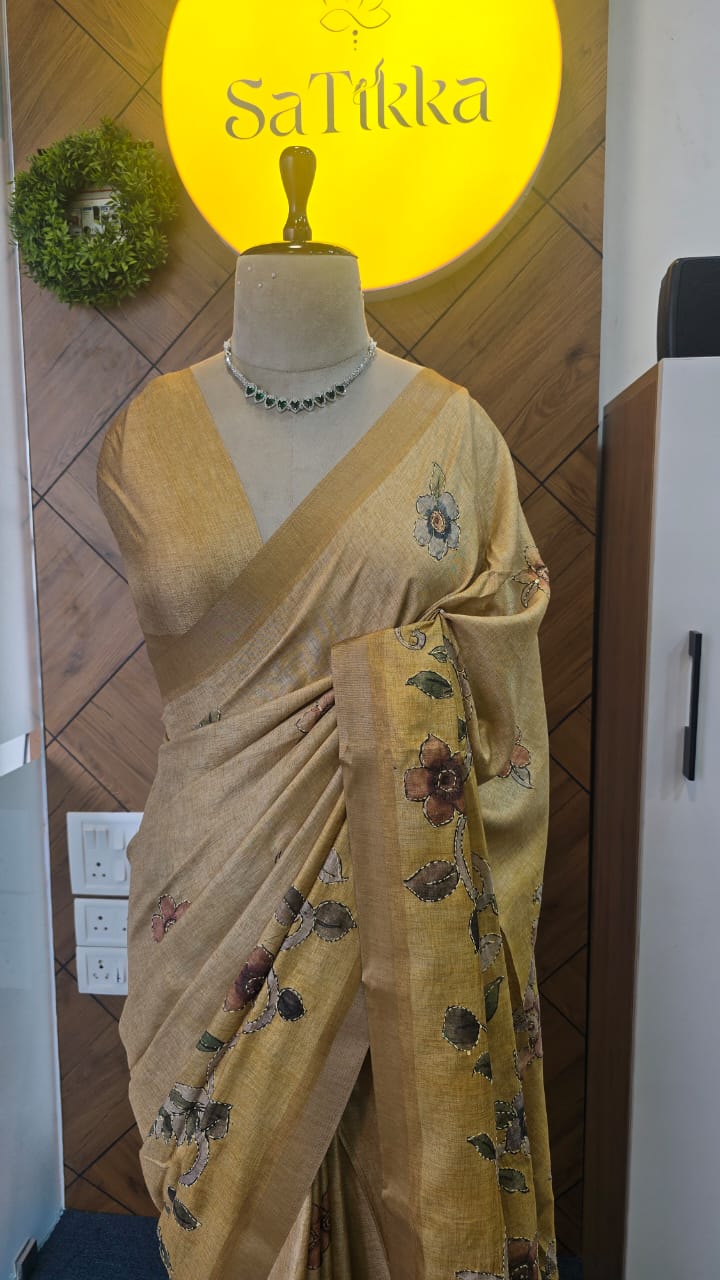 BLENDED TUSSAR  SAREE