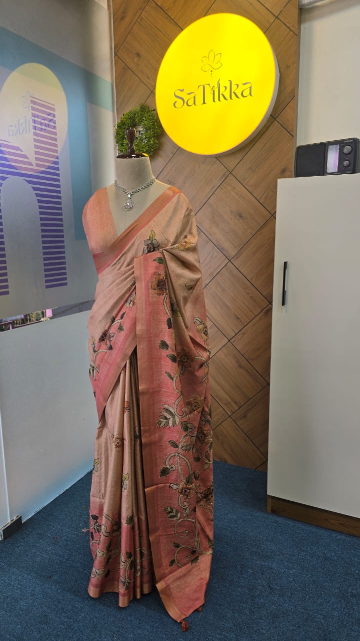 BLENDED TUSSAR SAREE