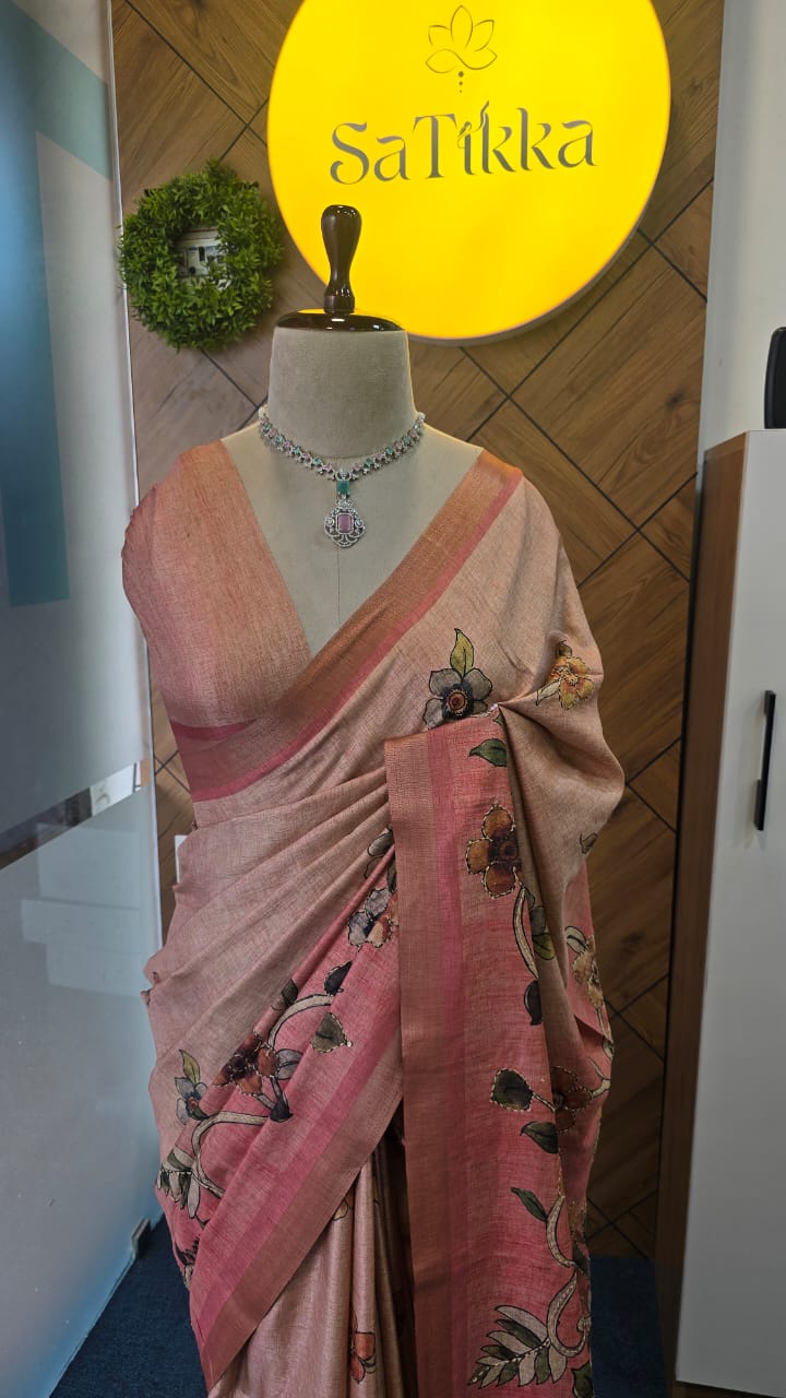 BLENDED TUSSAR SAREE