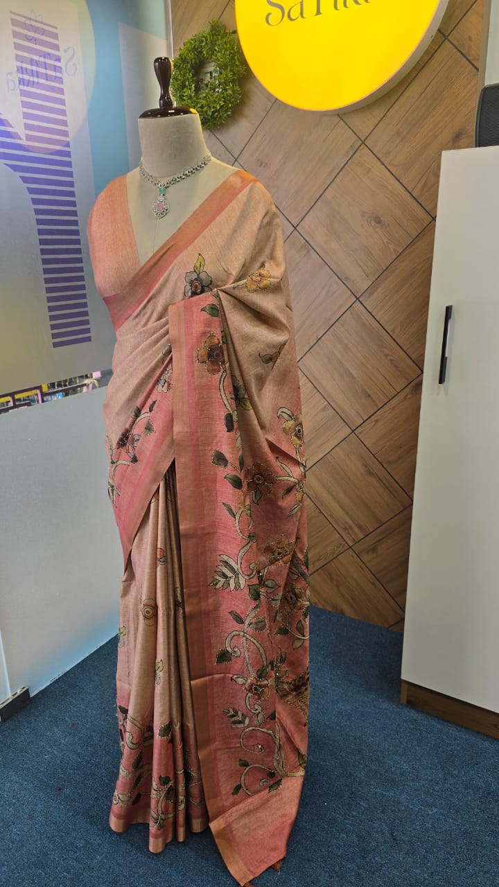 BLENDED TUSSAR SAREE