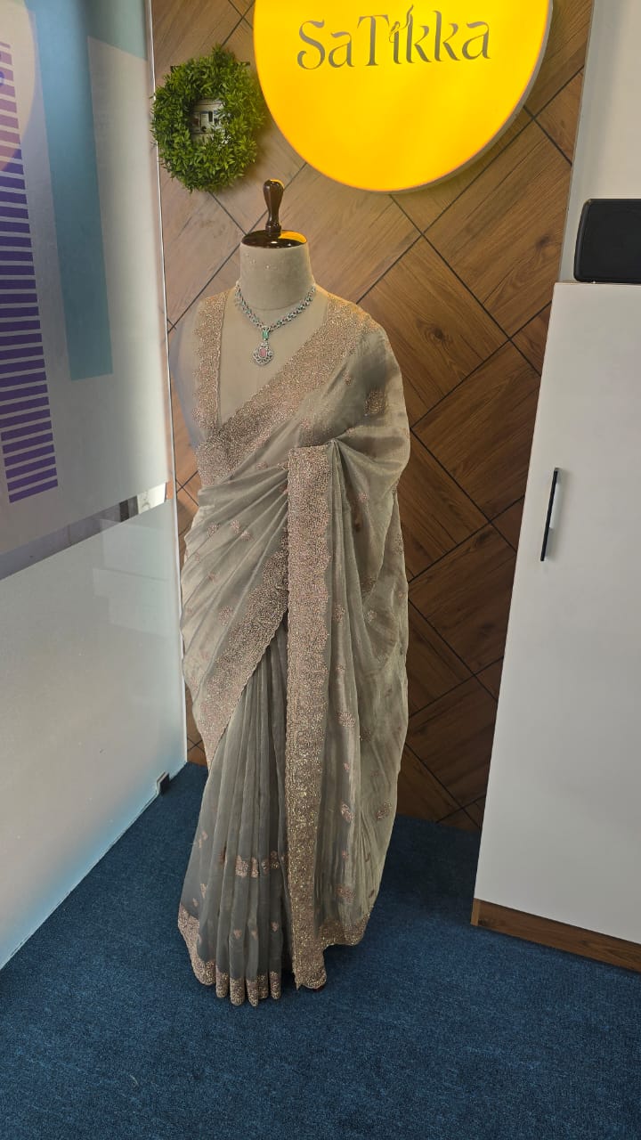 TISSUE ORGANZA SAREE
