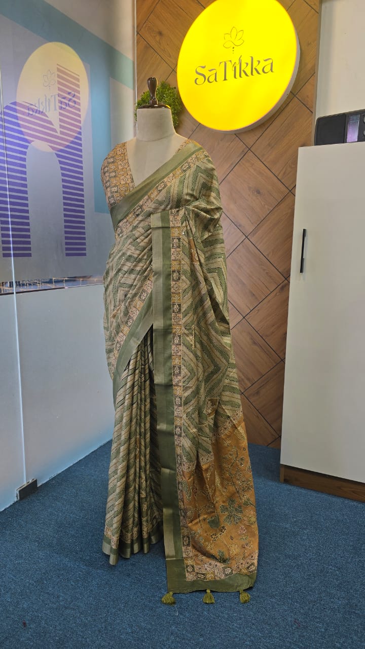 BLENDED TUSSAR SAREE