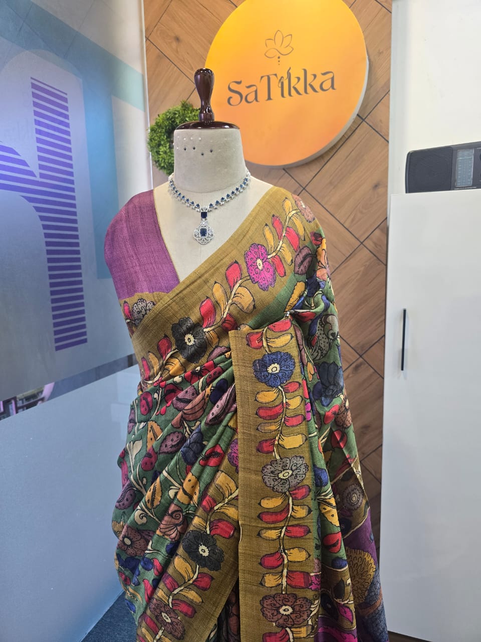 BLENDED TUSSAR SAREE