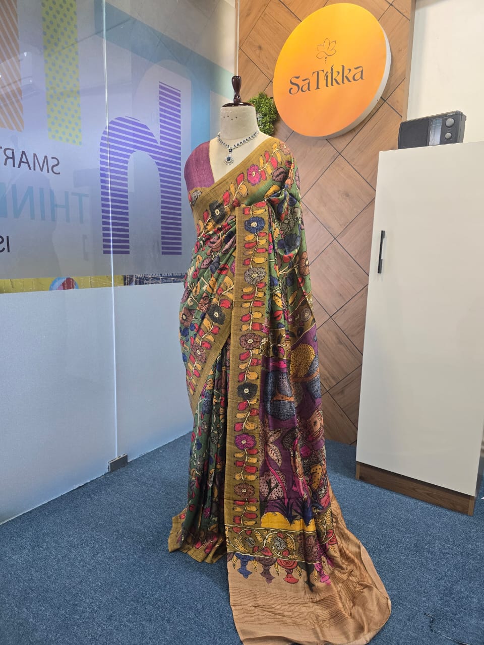 BLENDED TUSSAR SAREE