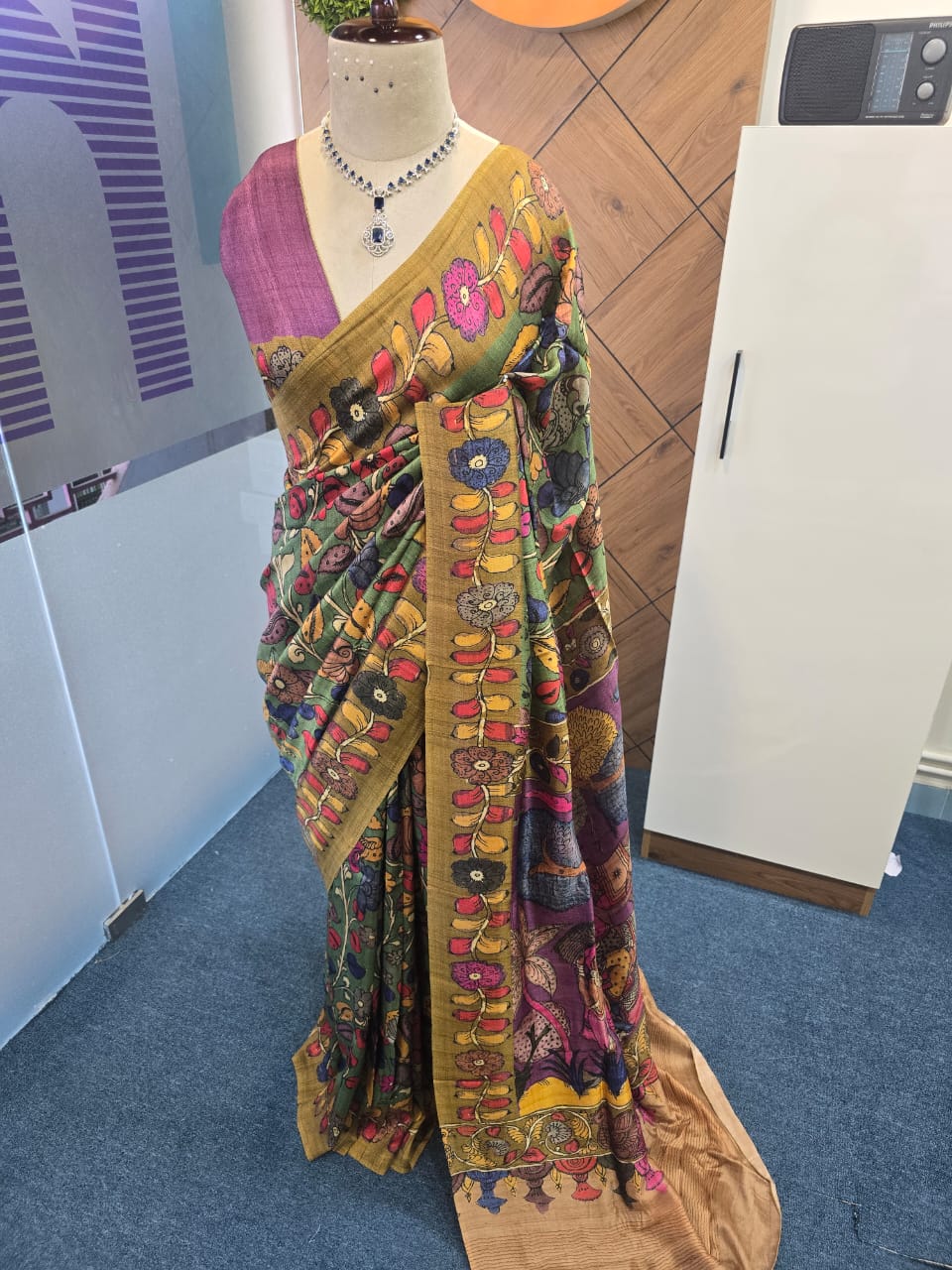 BLENDED TUSSAR SAREE