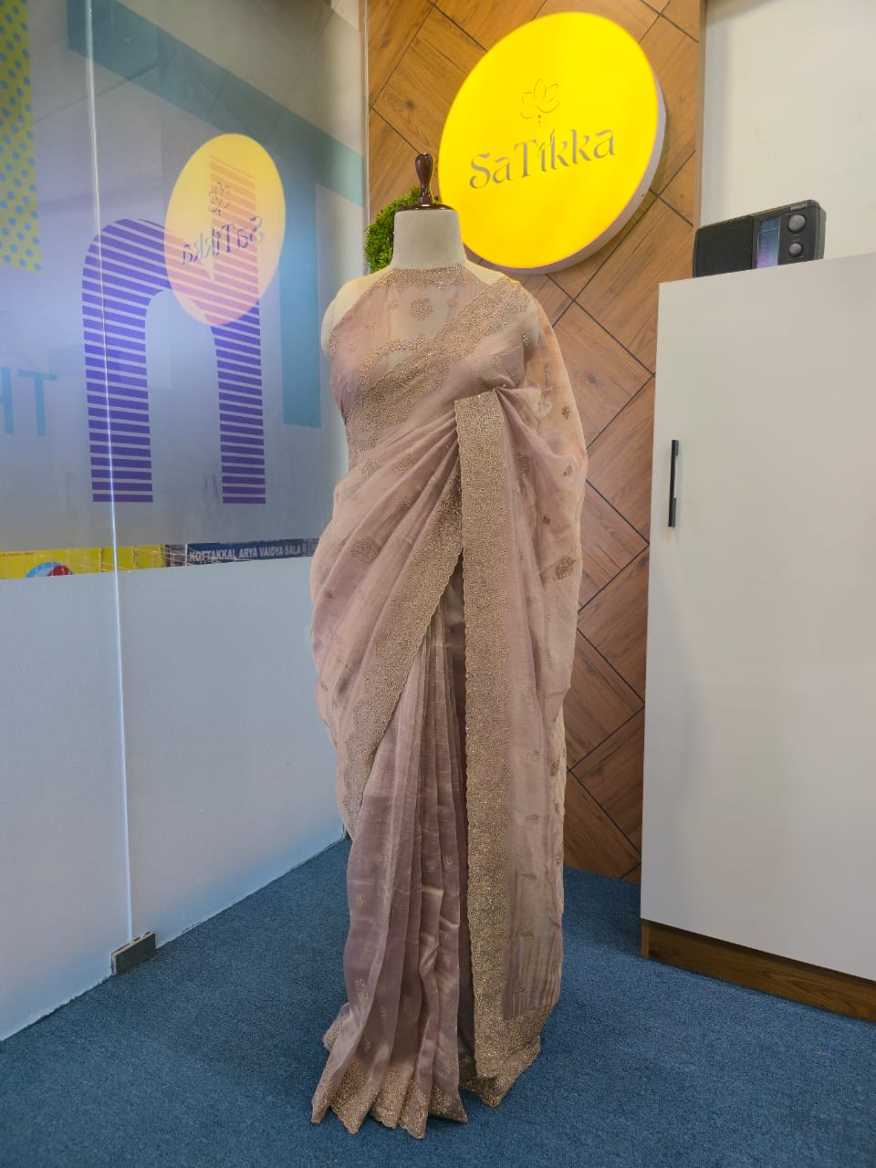 TISSUE ORGANZA SAREE