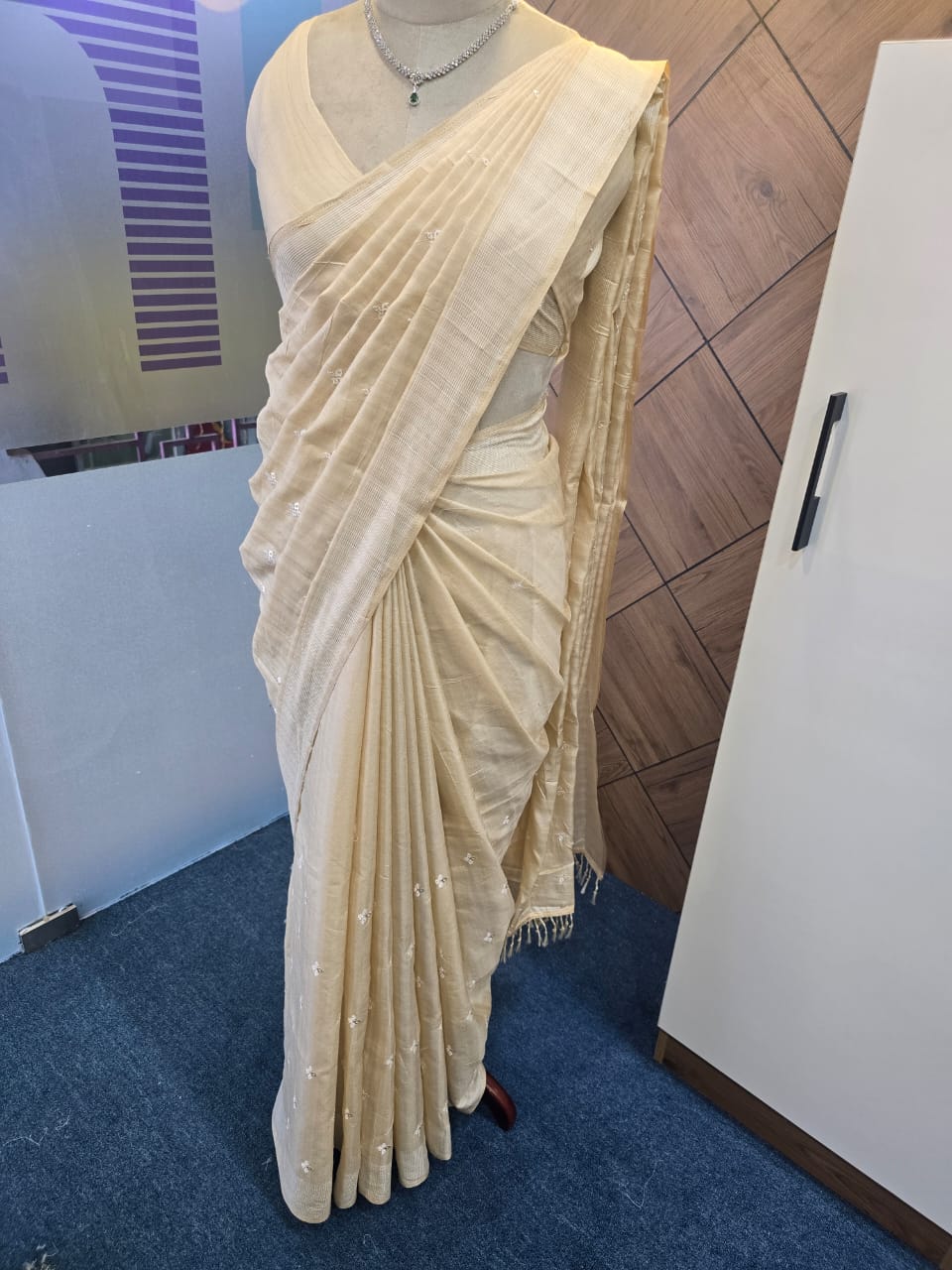 BLENDED TUSSAR SAREE