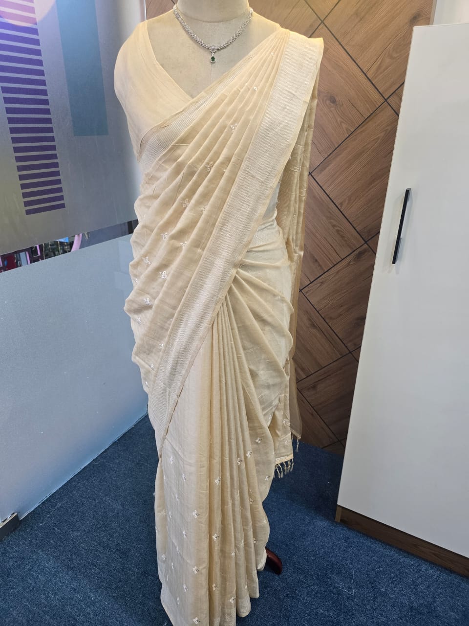BLENDED TUSSAR SAREE