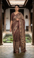 BLENDED TUSSAR SILK SAREE
