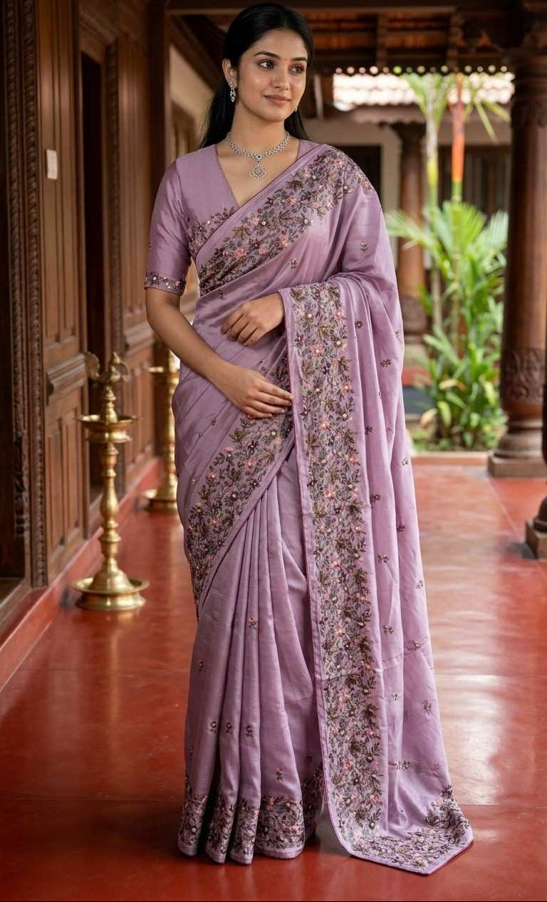 BLENDED TUSSAR SAREE