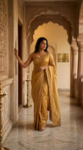 CRUSHED ORGANZA SAREE